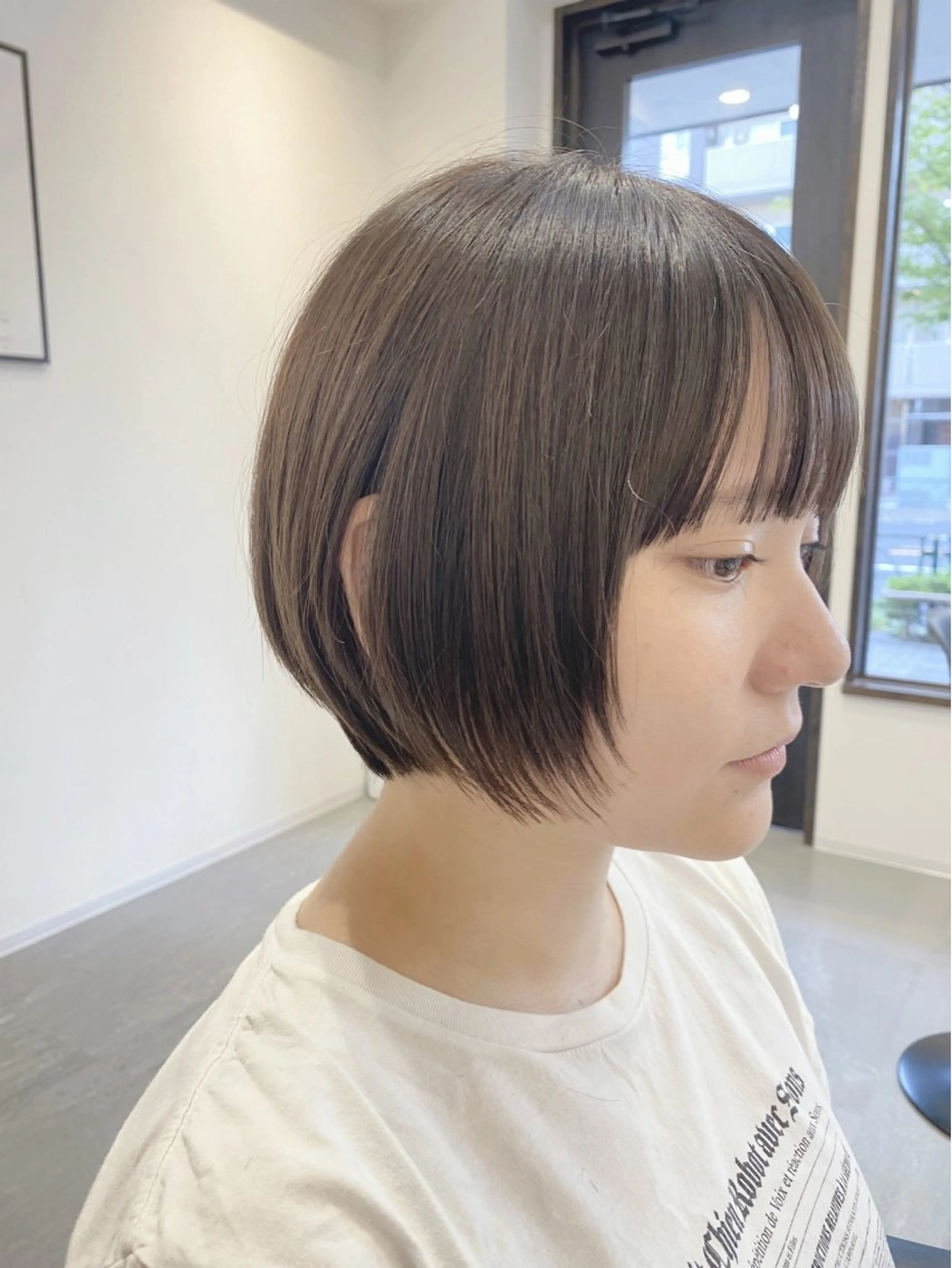 前髪カットの写真