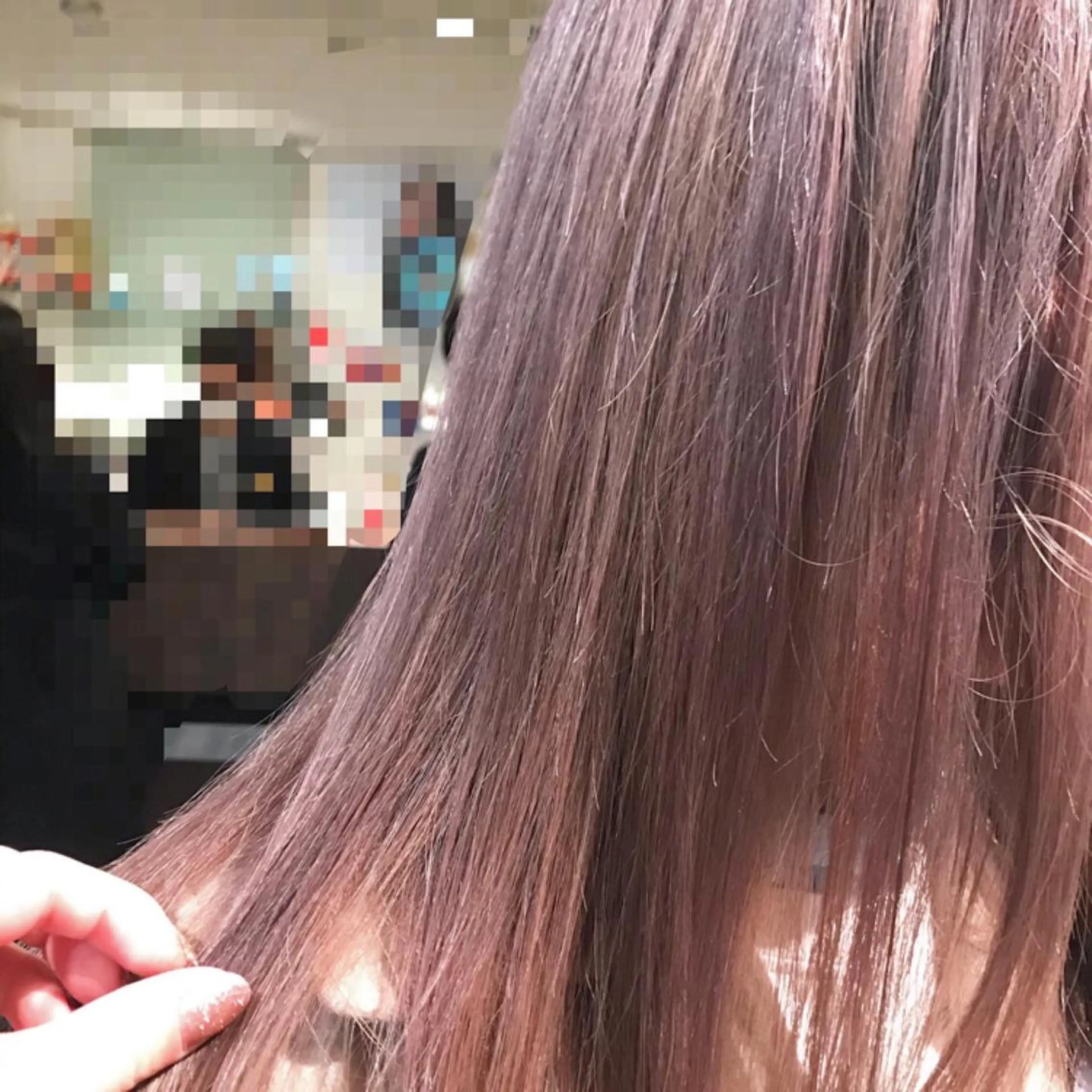 セミロング カラー knock【ノック】所属・烏丸韓国ヘア🇰🇷 ayaka🎀のヘアスタイル