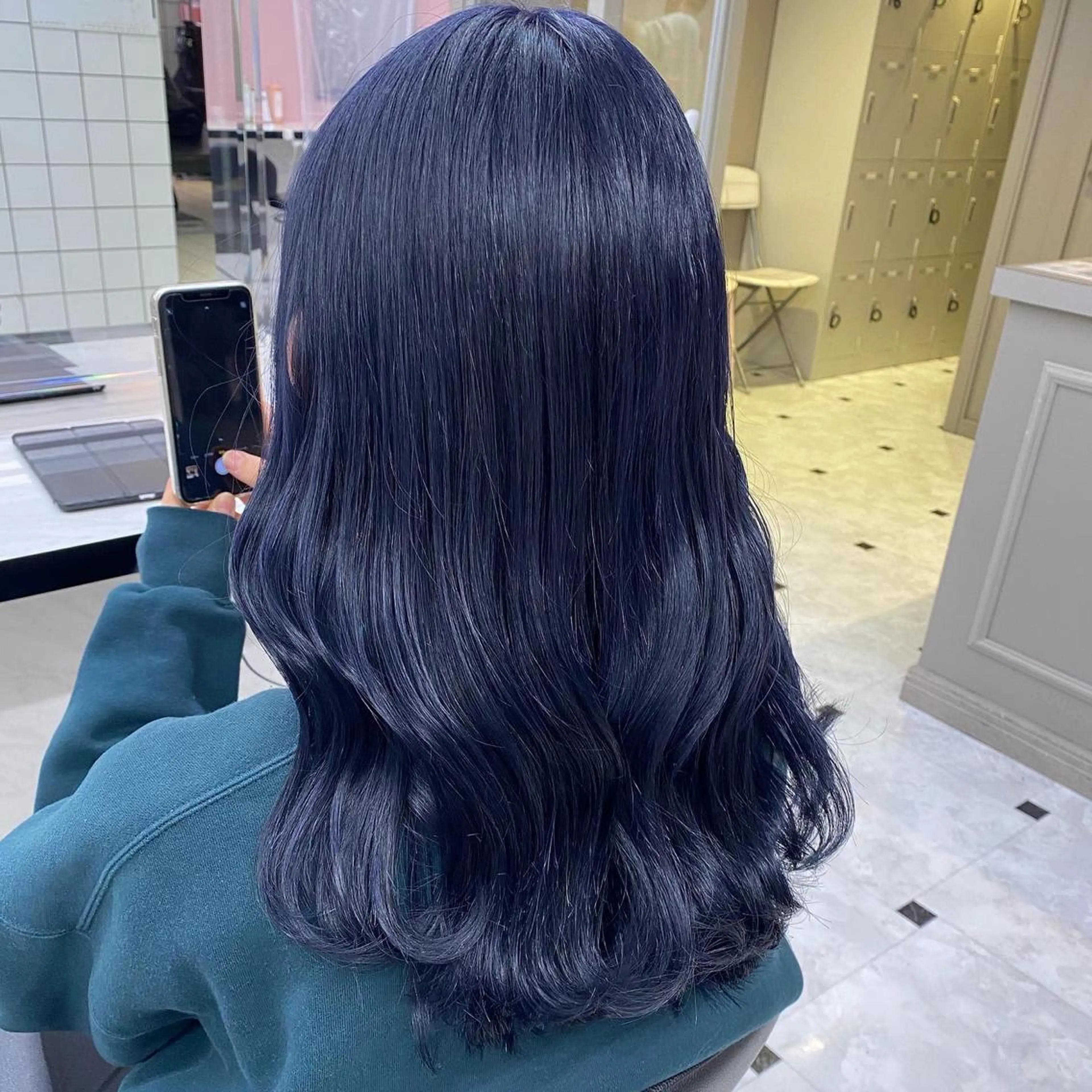 カラー ヘアアレンジ ダブルカラー 韓国ヘアKYONのヘアスタイル