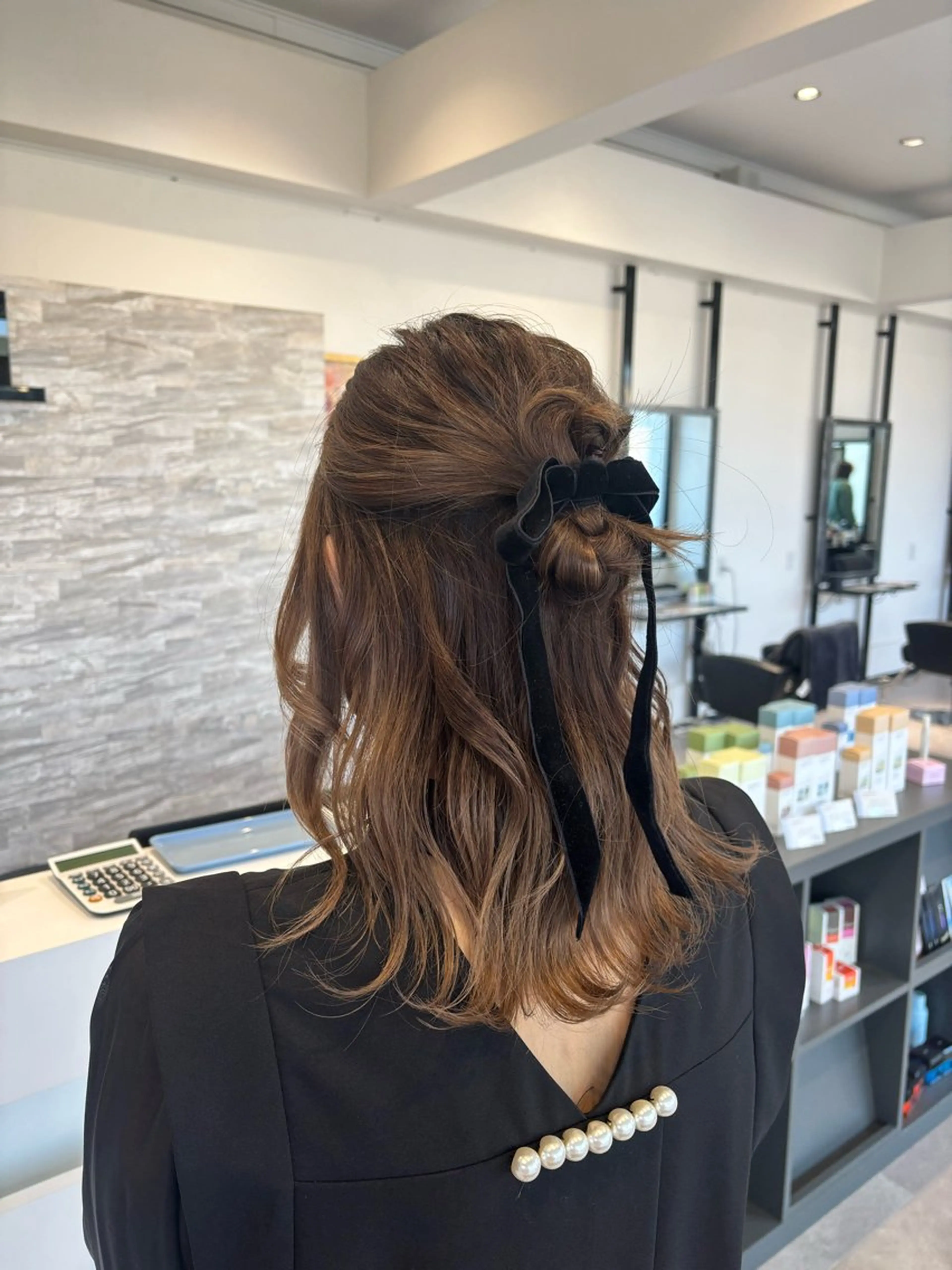 ミディアム JILL    hair所属・maki💖 ボブ/縮毛矯正のヘアスタイル