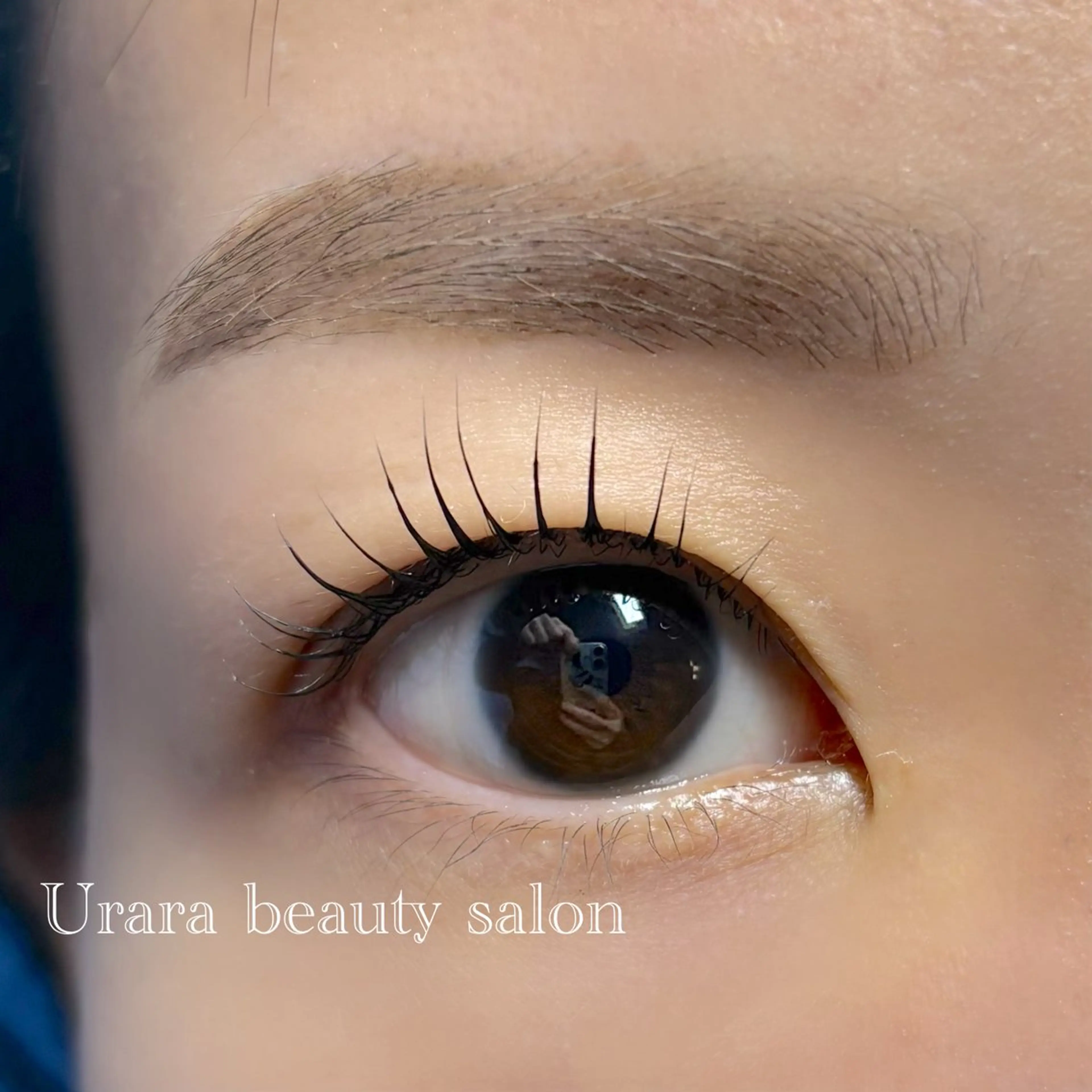 マツエク・マツパ パリジェンヌラッシュリフト まつげパーマ 一重×まつ毛パーマ マツパ Urara beauty salon所属・Urara KANAのマツエク・マツパデザイン