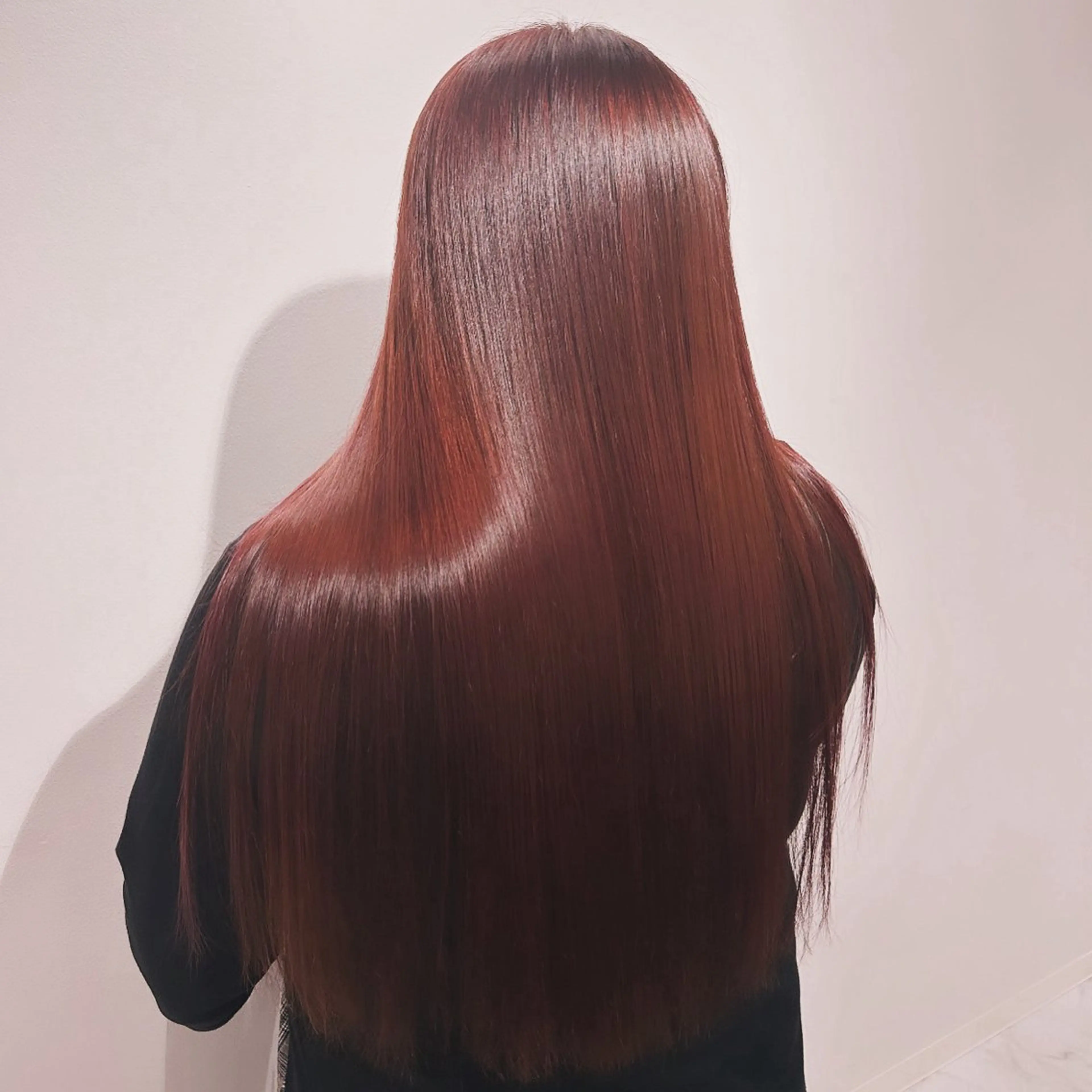 ロング カラー ヘアカラー トリートメント &chaLme   心斎橋所属・emi/髪質改善/ 韓国風/艶カラーのヘアスタイル