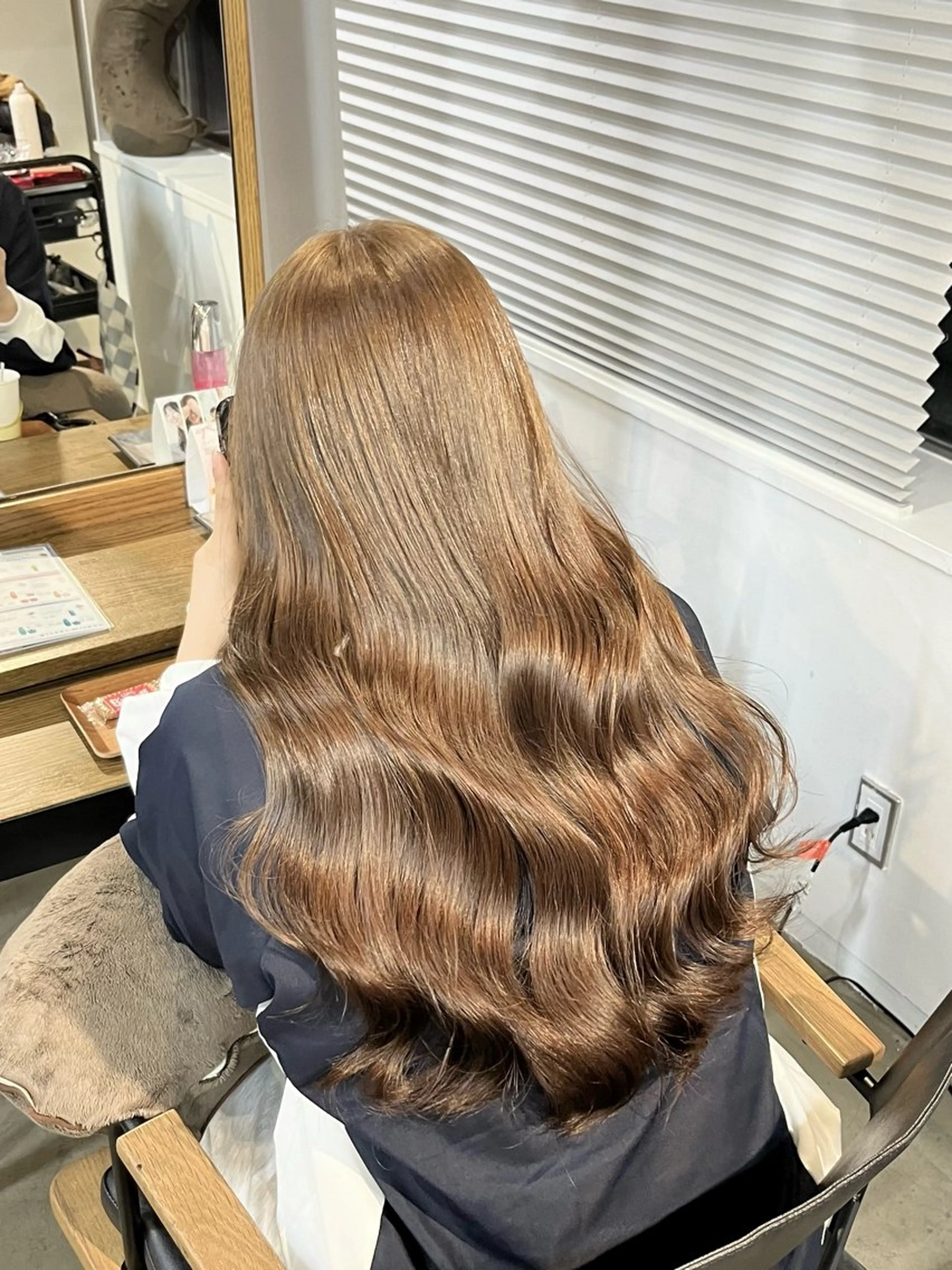 カラー ブリーチ ダブルカラー ブリーチなしカラー カット ヘアカラー 本木下朋花/髪質 改善×ダブルカラーのヘアスタイル