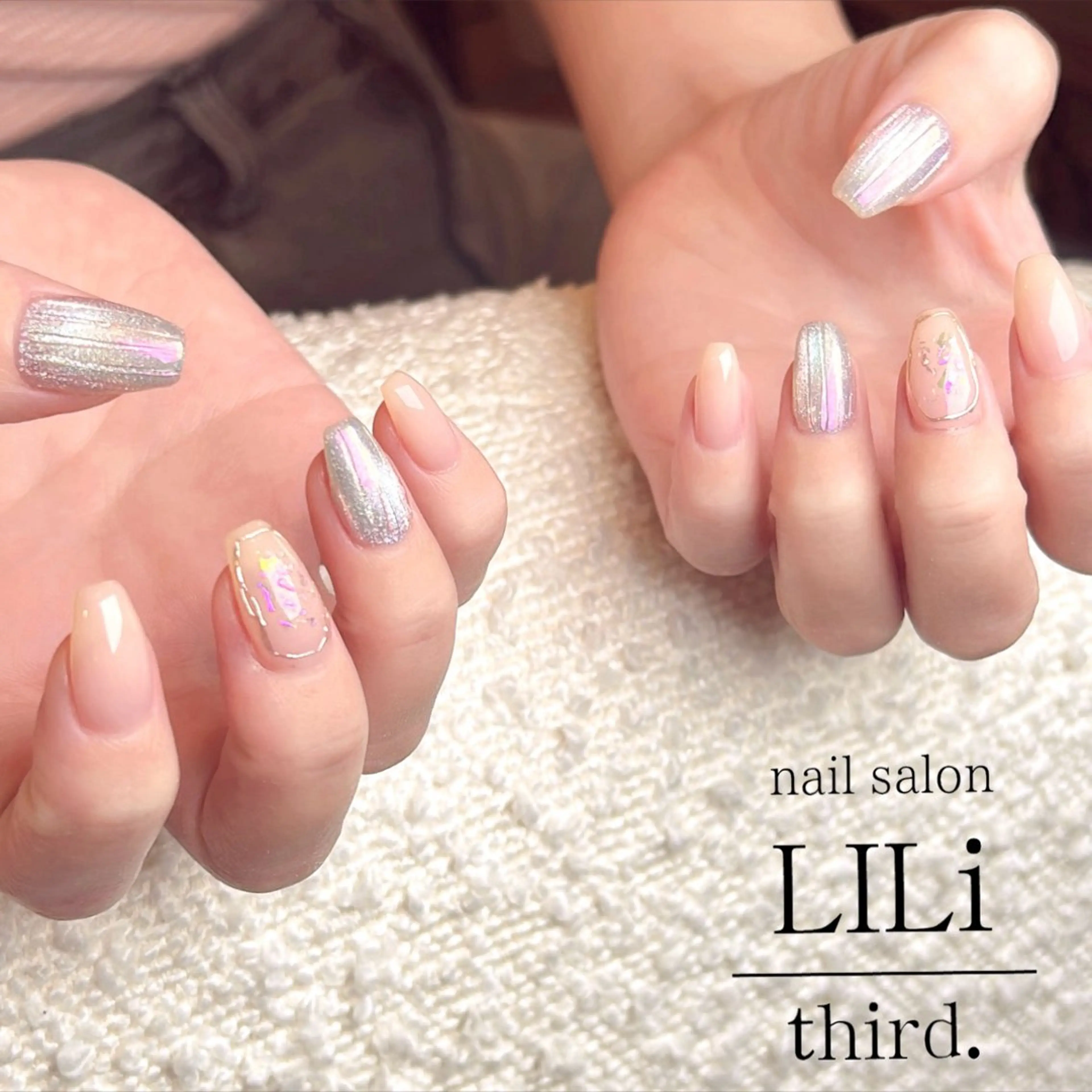 ネイル ハンドネイル nail salon LILi third.所属・Saya ᵕ̈*のネイルデザイン