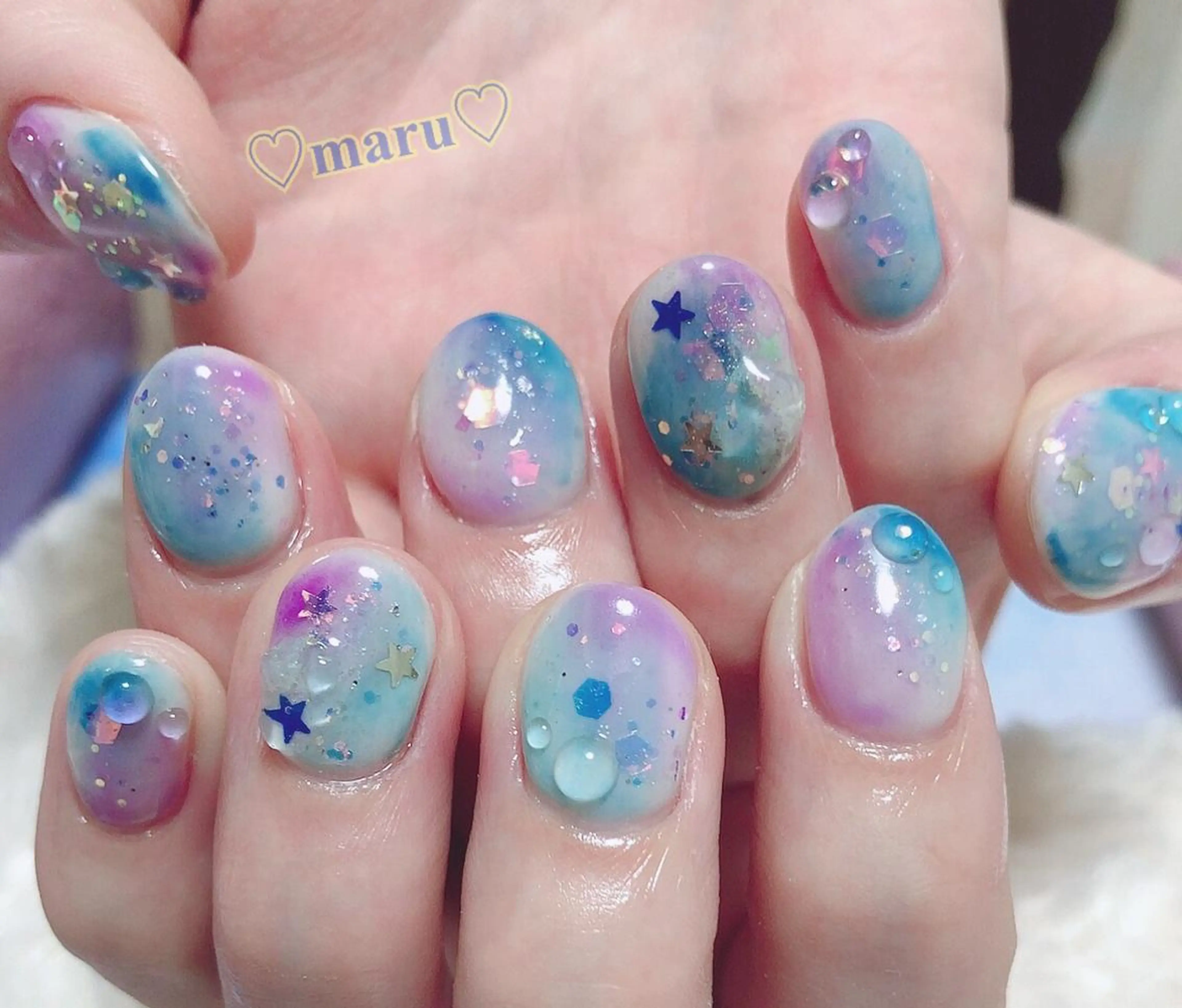 ネイル ハンドネイル フットネイル まるみ ♡のネイルデザイン