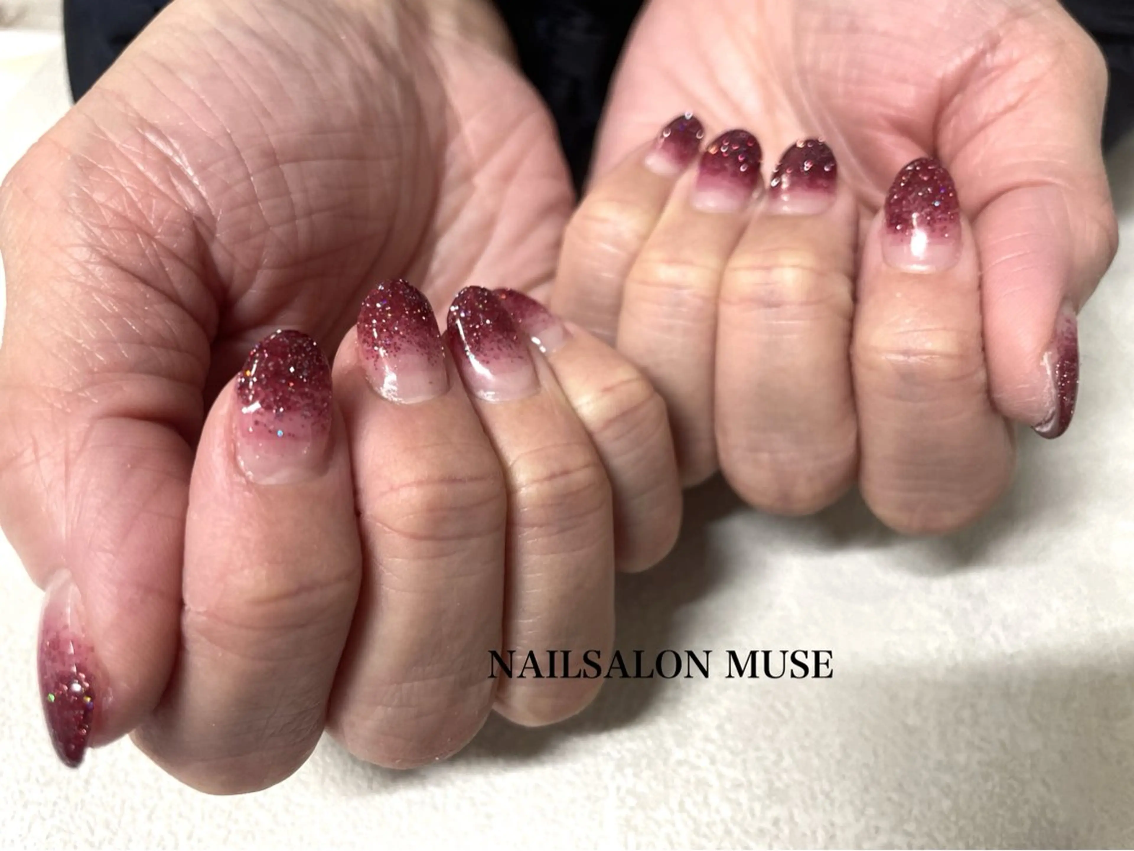 ネイル フラッシュネイル グラデーション ハンドネイル Nail Salon MUSE    Aiのネイルデザイン