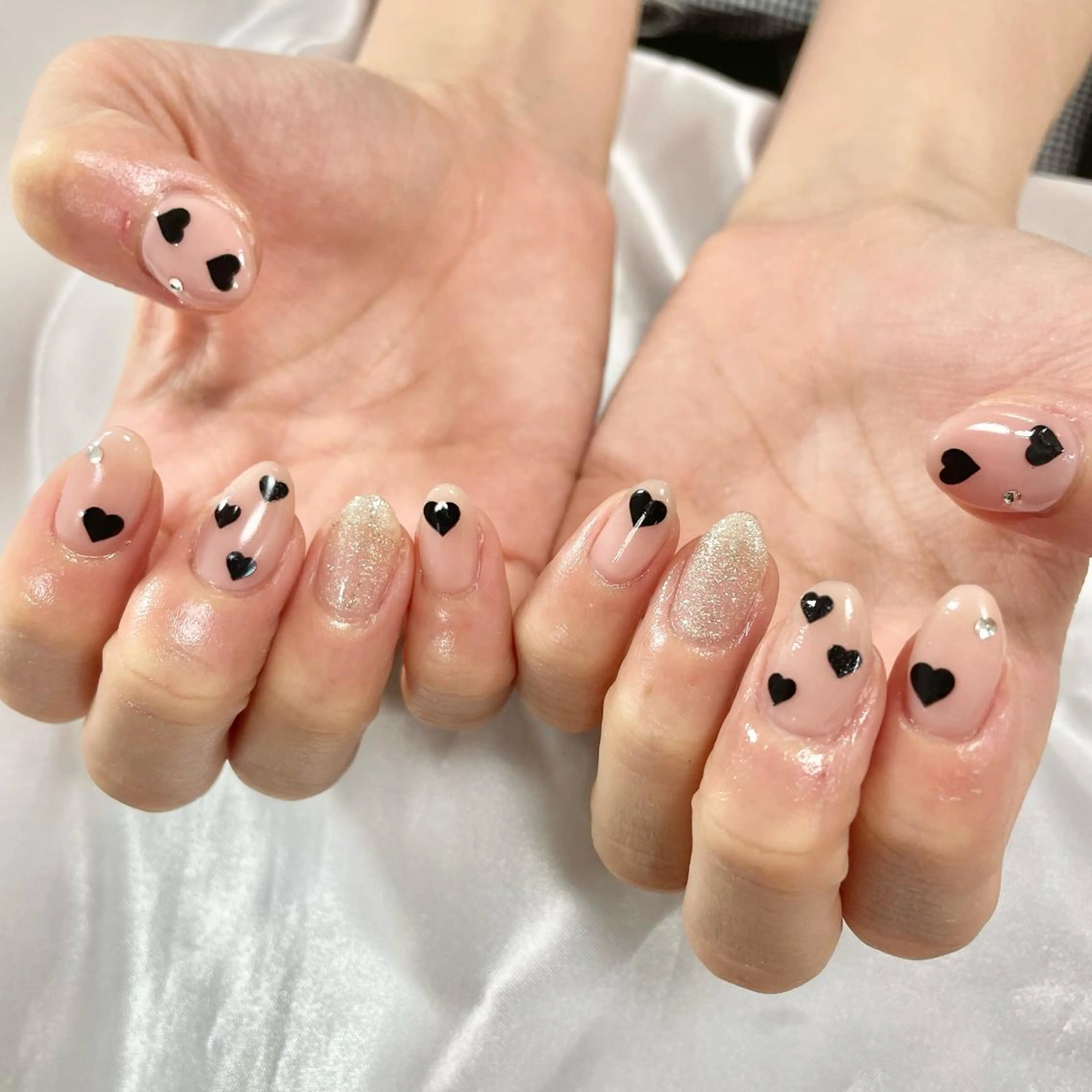 ネイル ハート ハンドネイル フットネイル 🎀AYAKO 🎀中韓ネイルのネイルデザイン