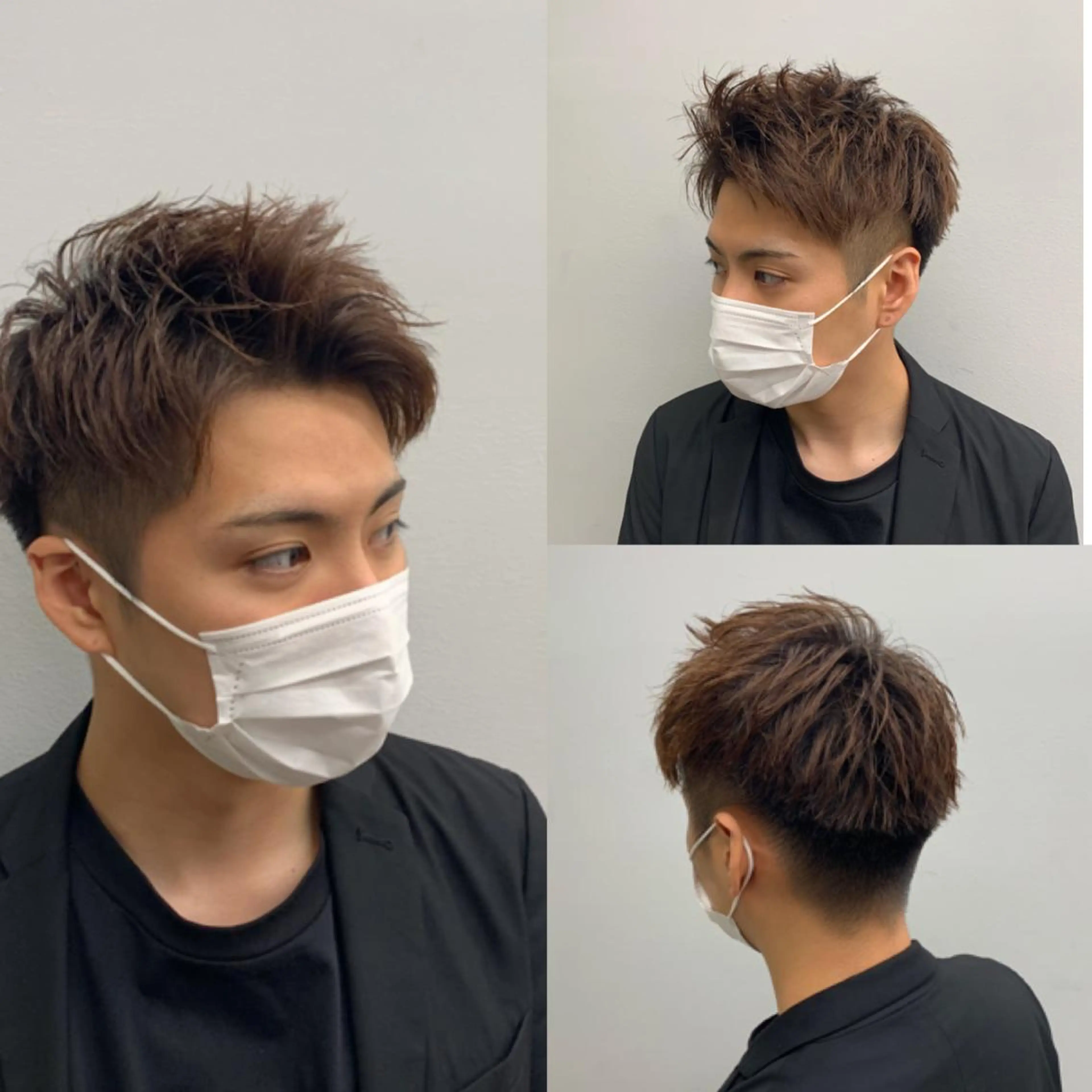 メンズ カルマパーマ メンズパーマ メンズウルフカット ウルフカット hair&make NOISM -eha-所属・メンズ特化美容師/ 新井　洸太のヘアスタイル