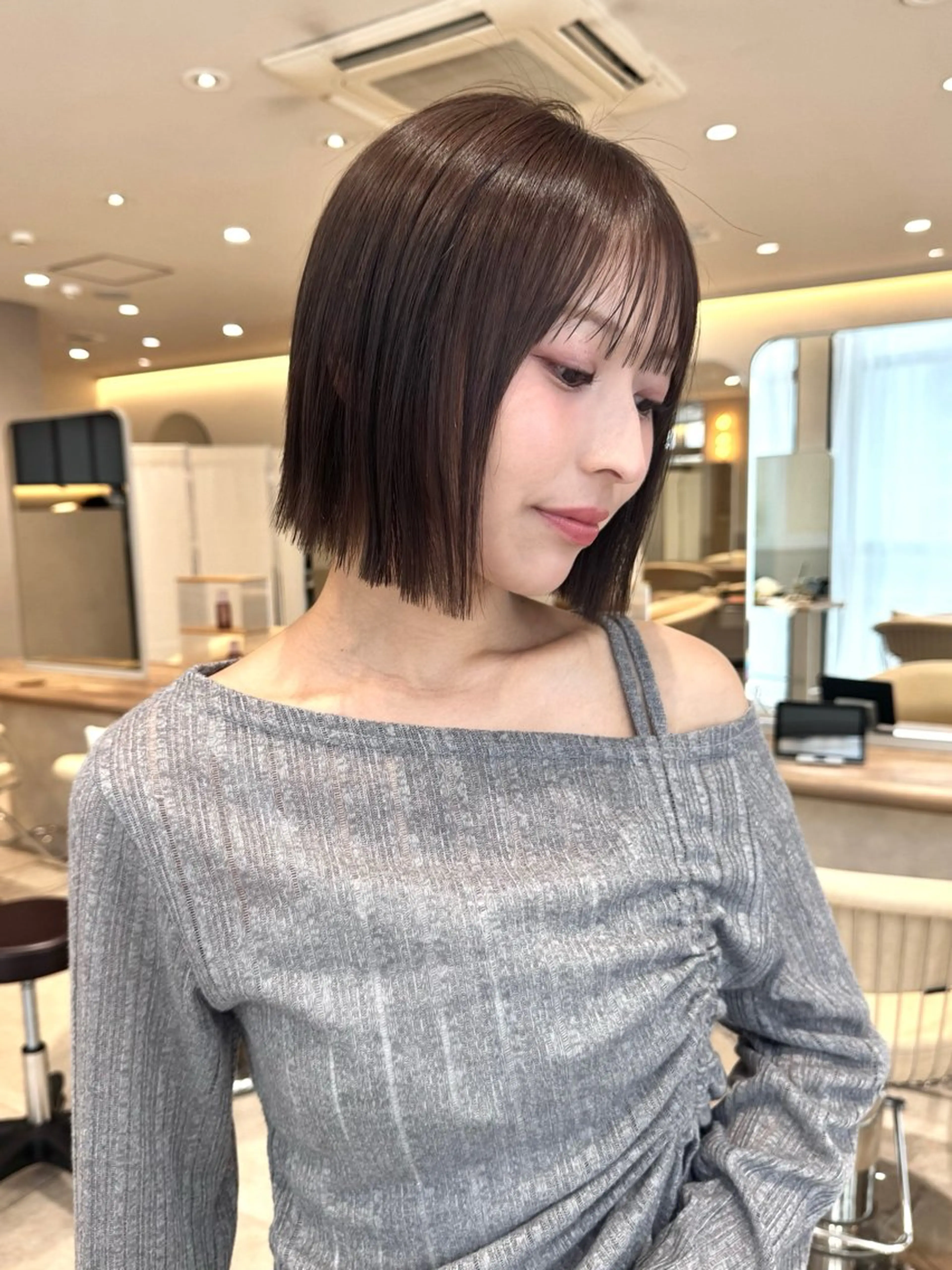 ショート カラー カット ヘアカラー トリートメント ボブ美容師💛 AYUMIのヘアスタイル