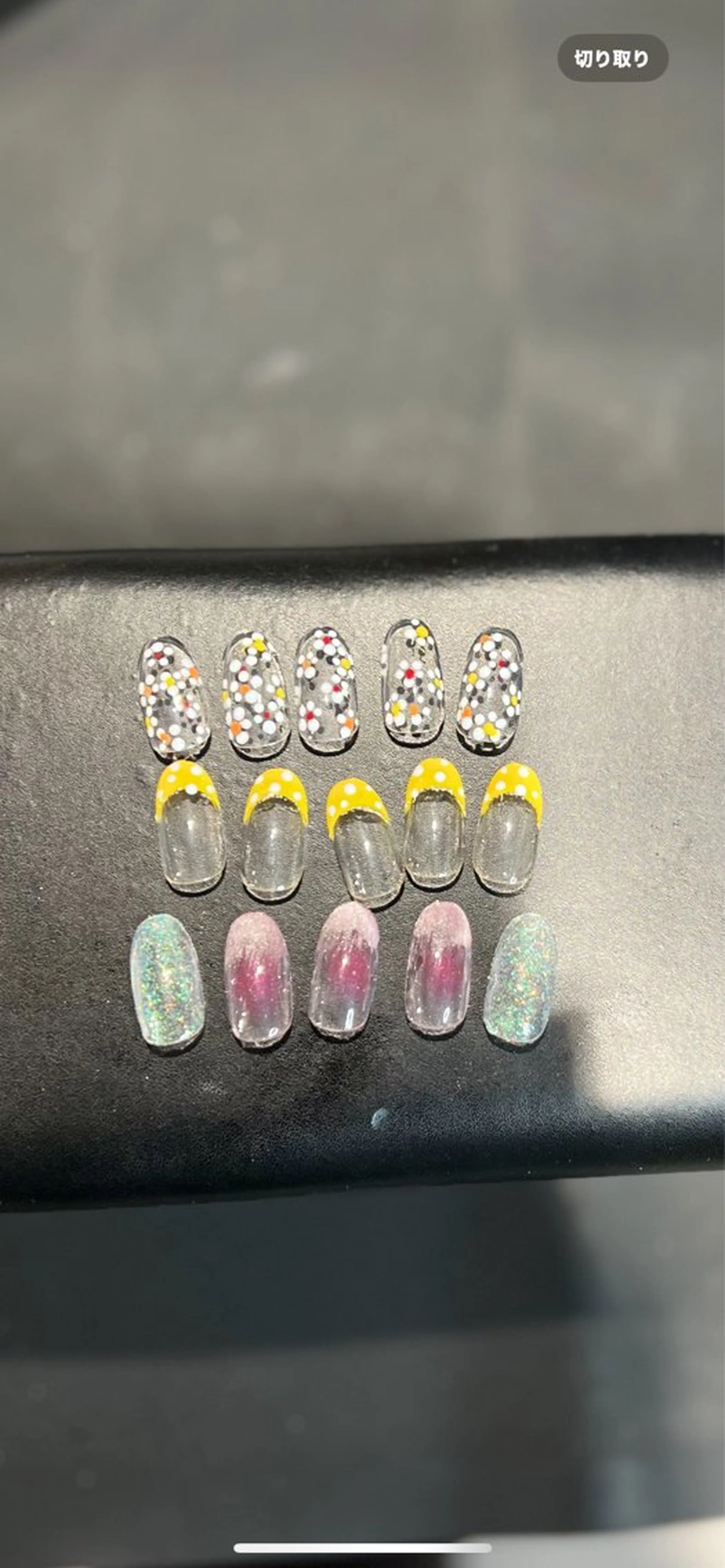 ネイル チークネイル クリアネイル ドット フレンチネイル グラデーション ミユ Miyuのネイルデザイン