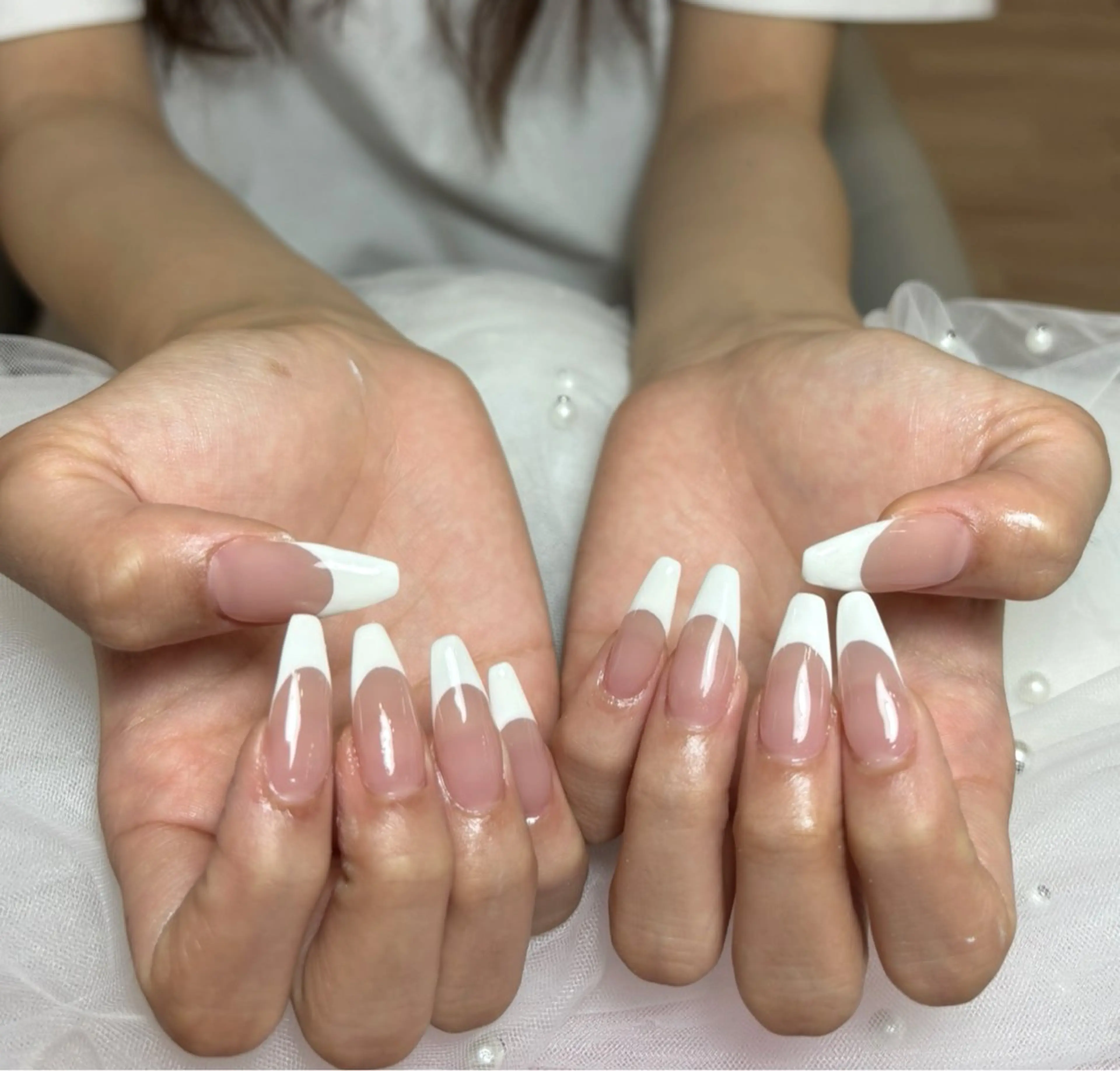 フレンチネイルの写真