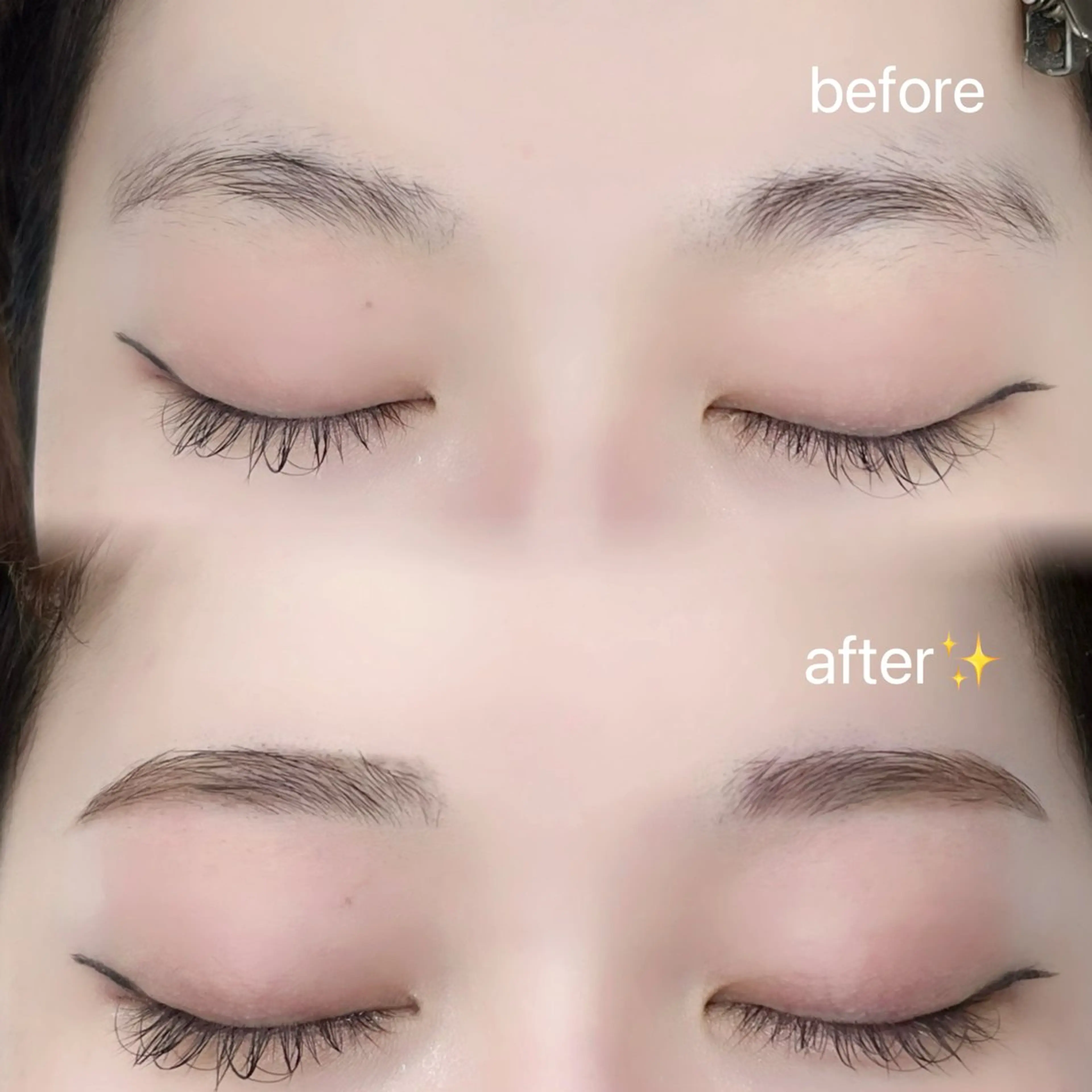 アイブロウ ワックス脱毛 眉カット マツパ/mila. 池袋/マエダ🎀のマツエク・マツパデザイン