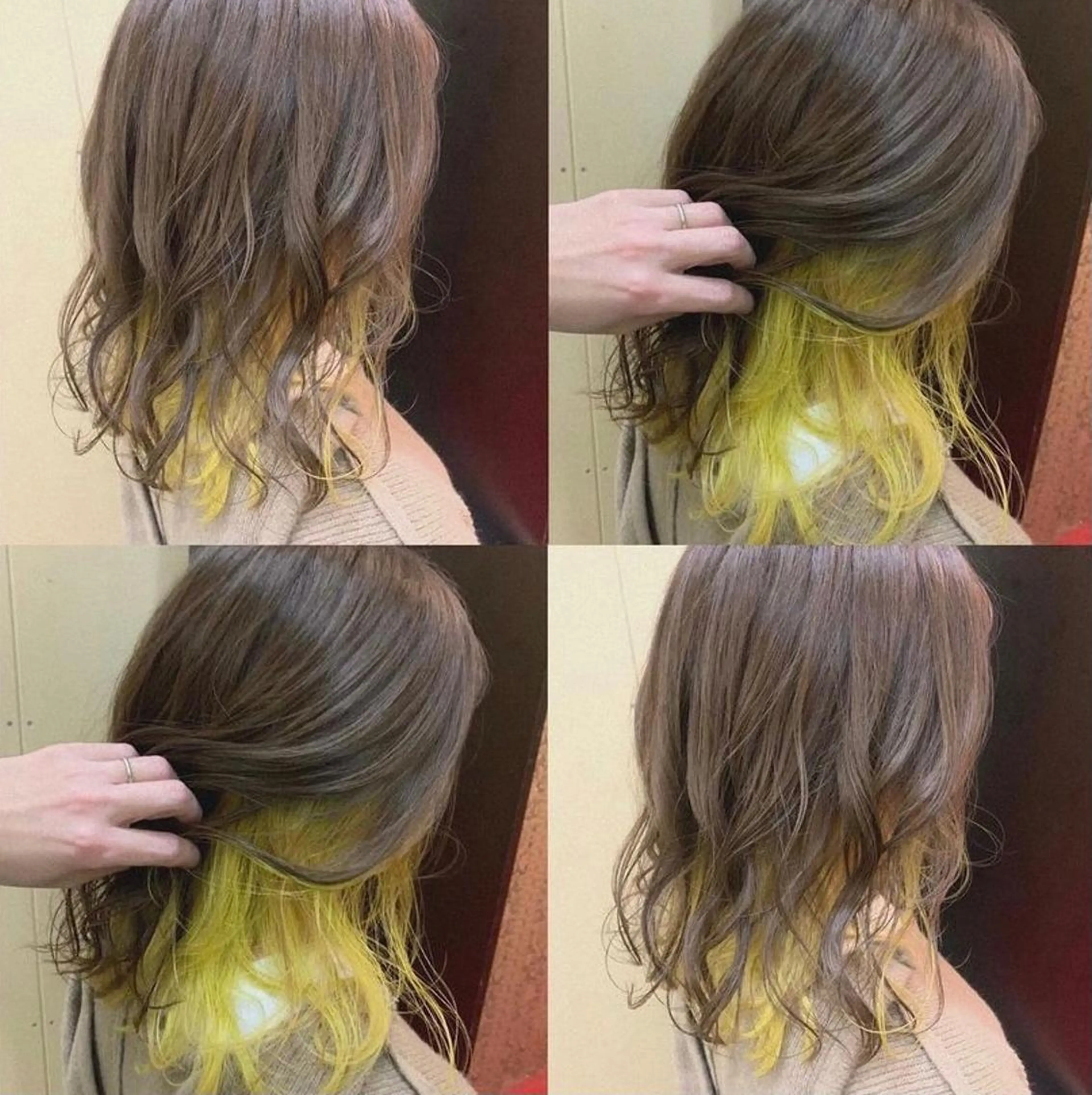 インナーカラーの写真