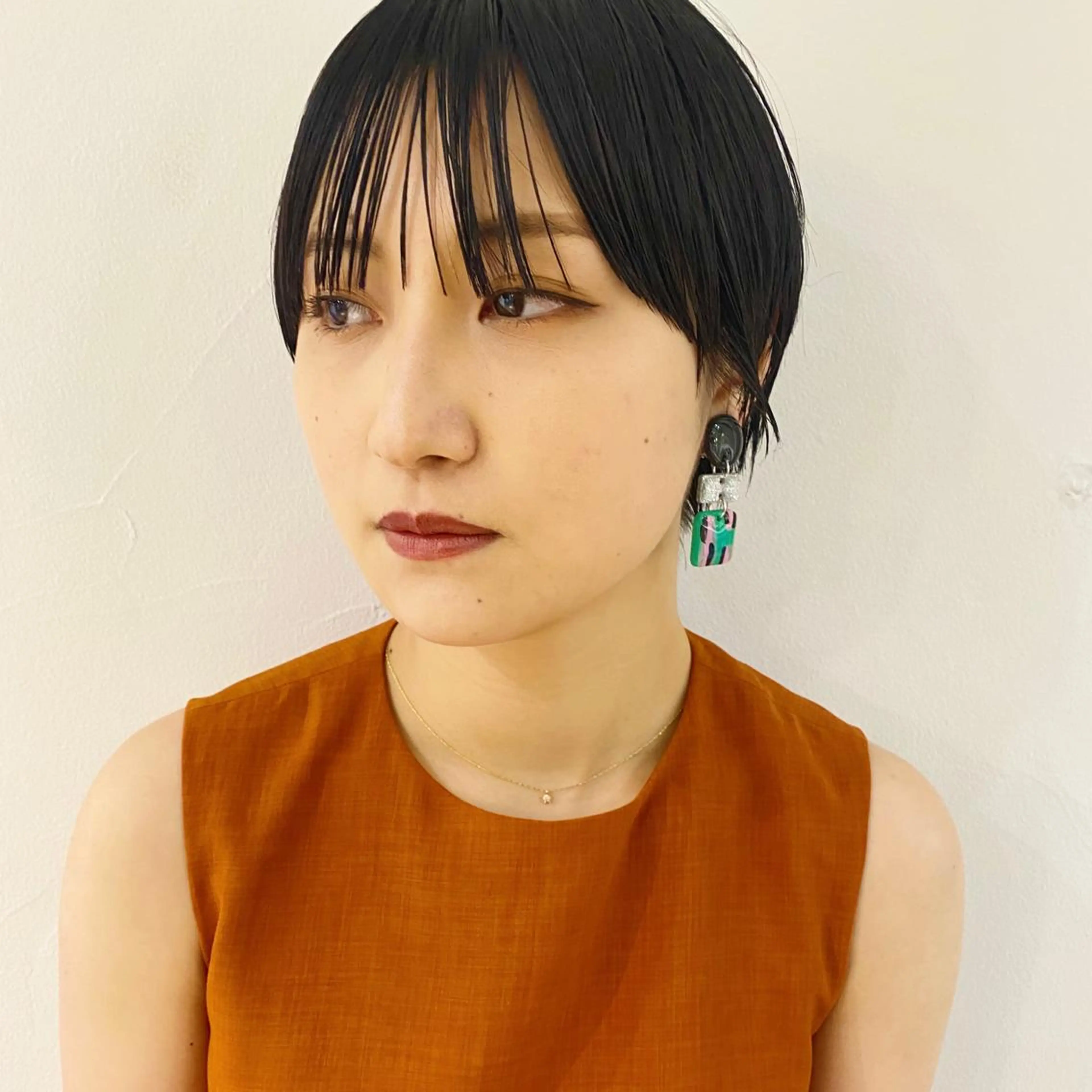 ショート カラー ショートボブ ボブ マニッシュショート ショートヘア rosso-sante所属・坂口 拓魅のヘアスタイル