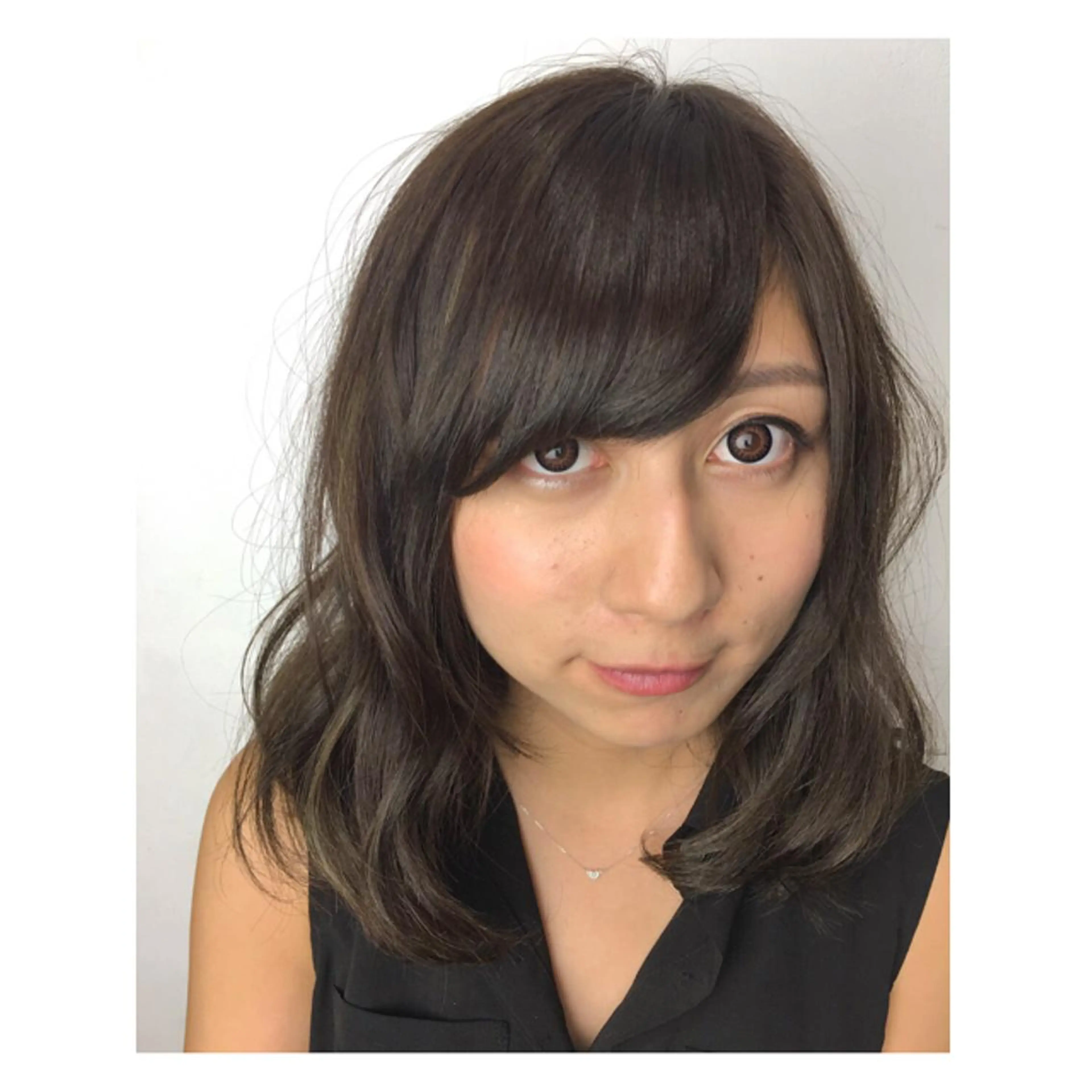 ミディアム セミロング ロング カラー メンズカット特化柏駅 徒歩3分LOUのヘアスタイル