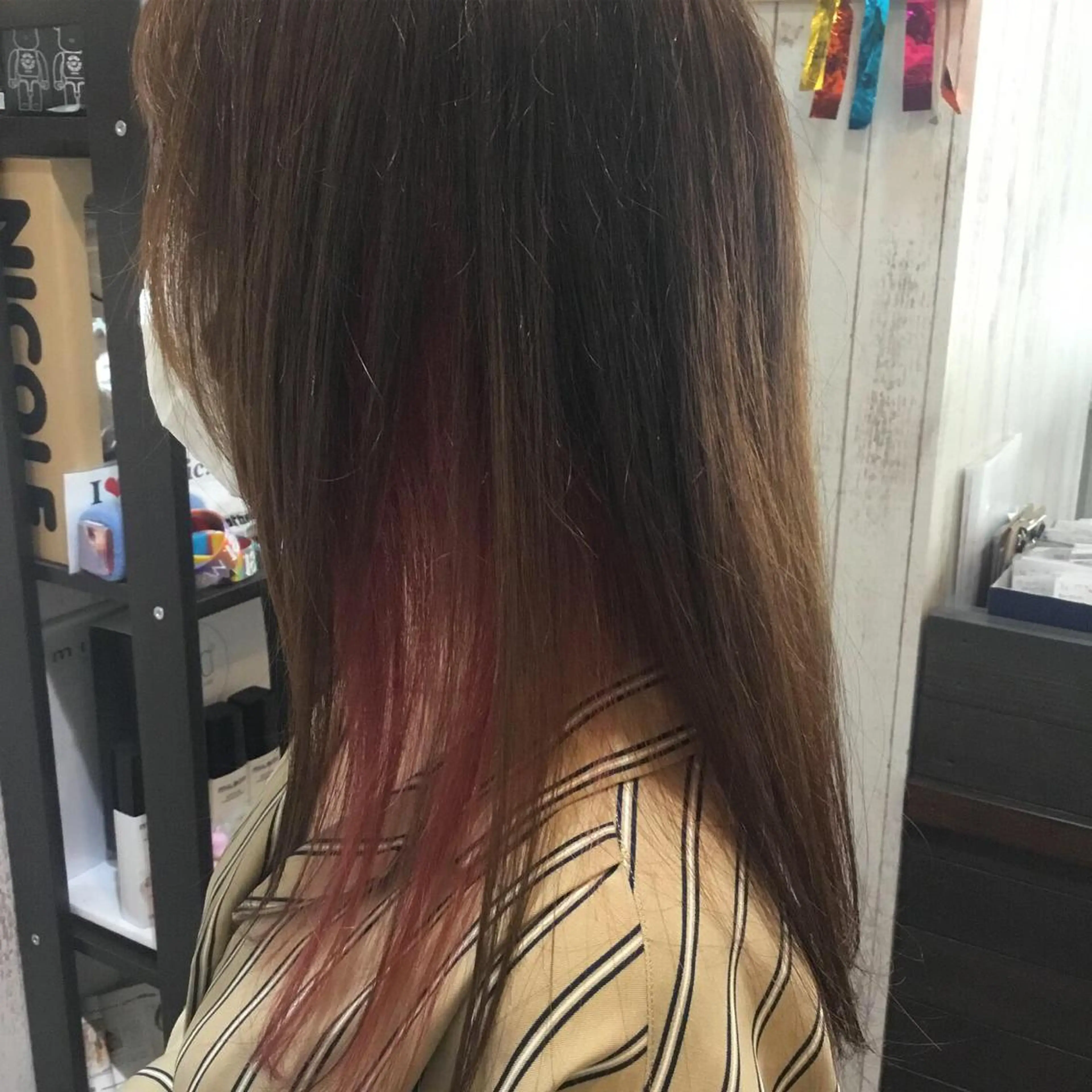 ロング カラー embrace エンブレイスのヘアスタイル