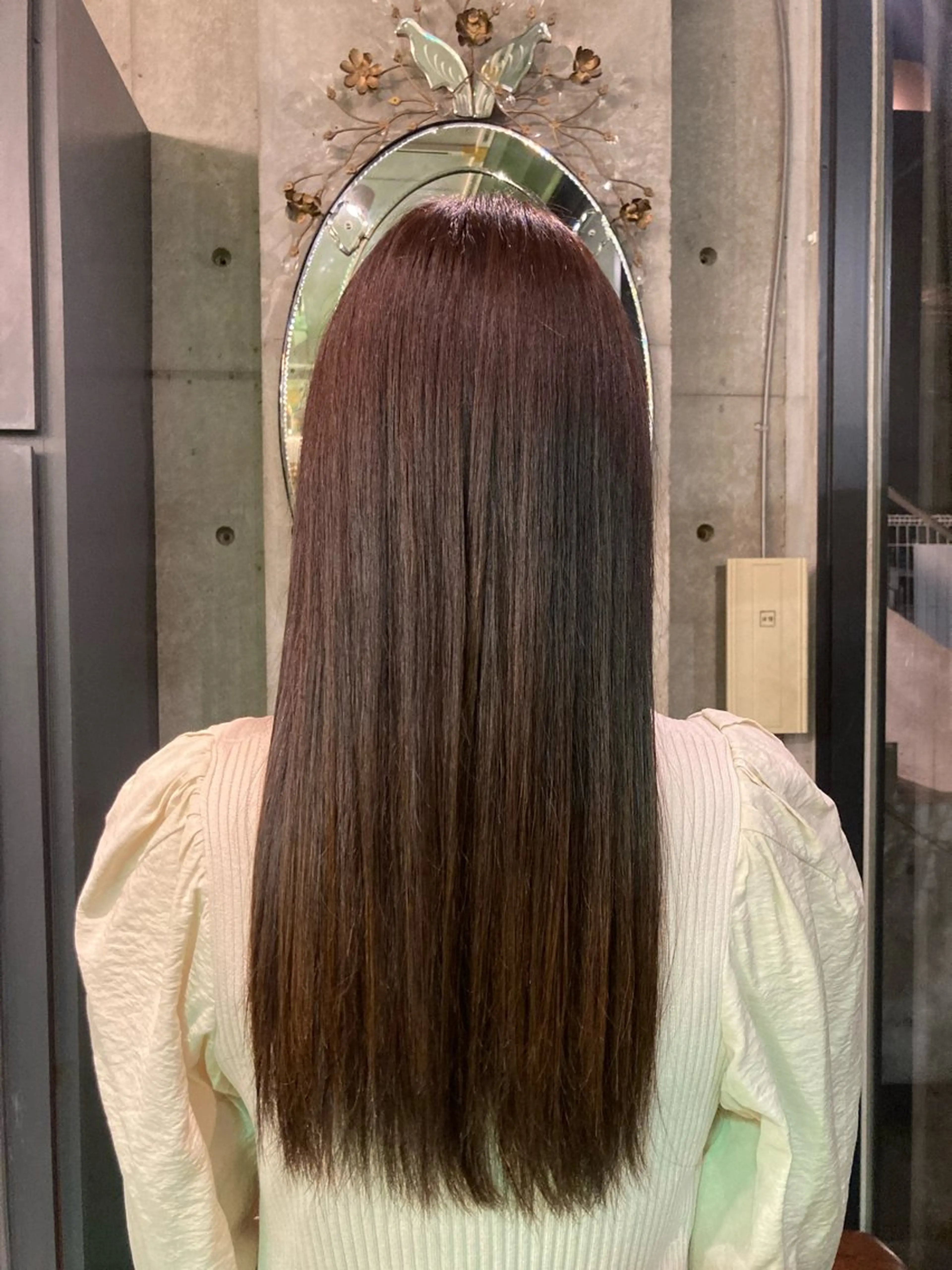 ロング Y U K Iのヘアスタイル