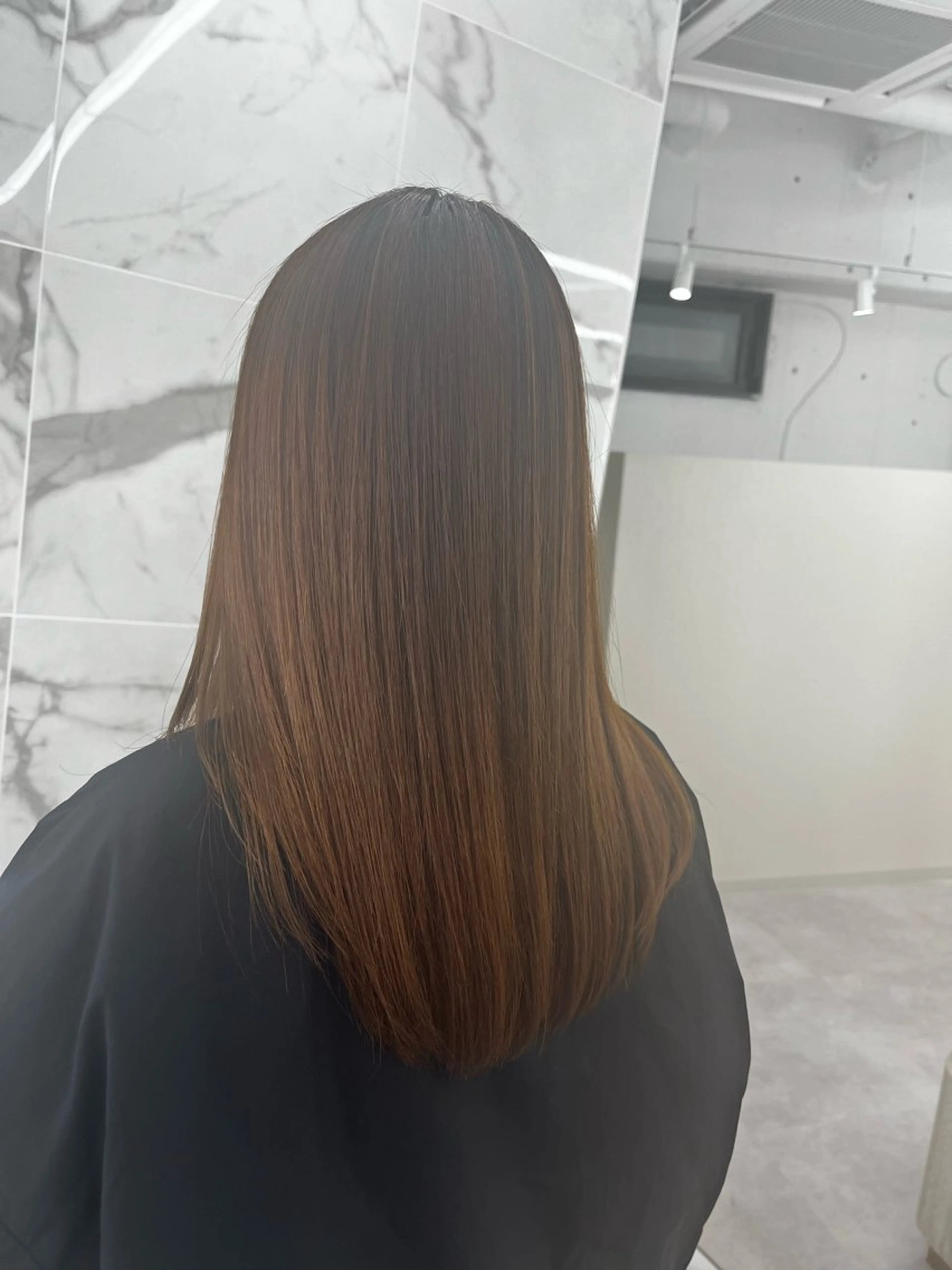 ロング 竹内 蓮のヘアスタイル