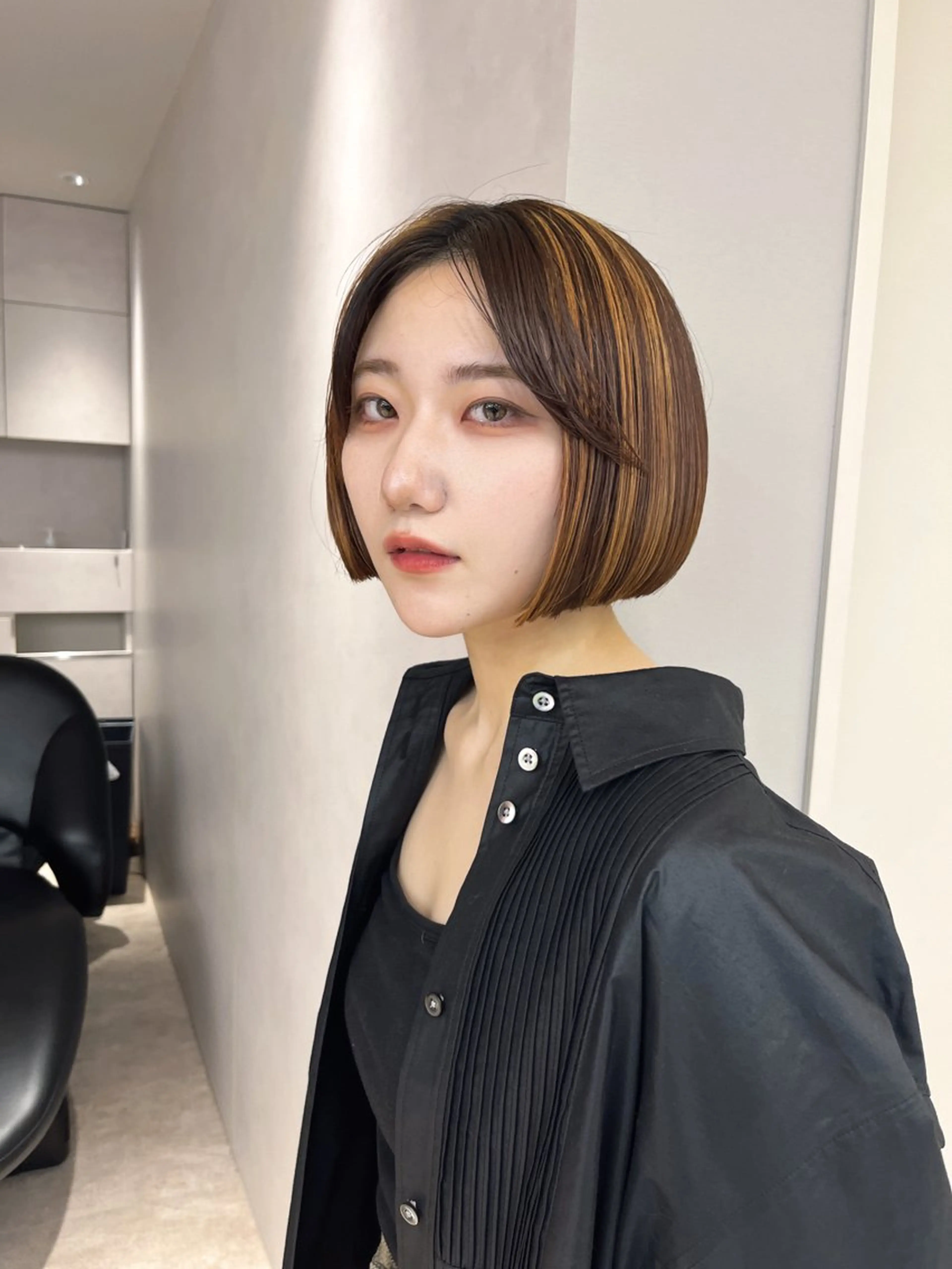 ショート カラー 池袋/似合わせ/縮毛 髪質改善【ugen】のヘアスタイル