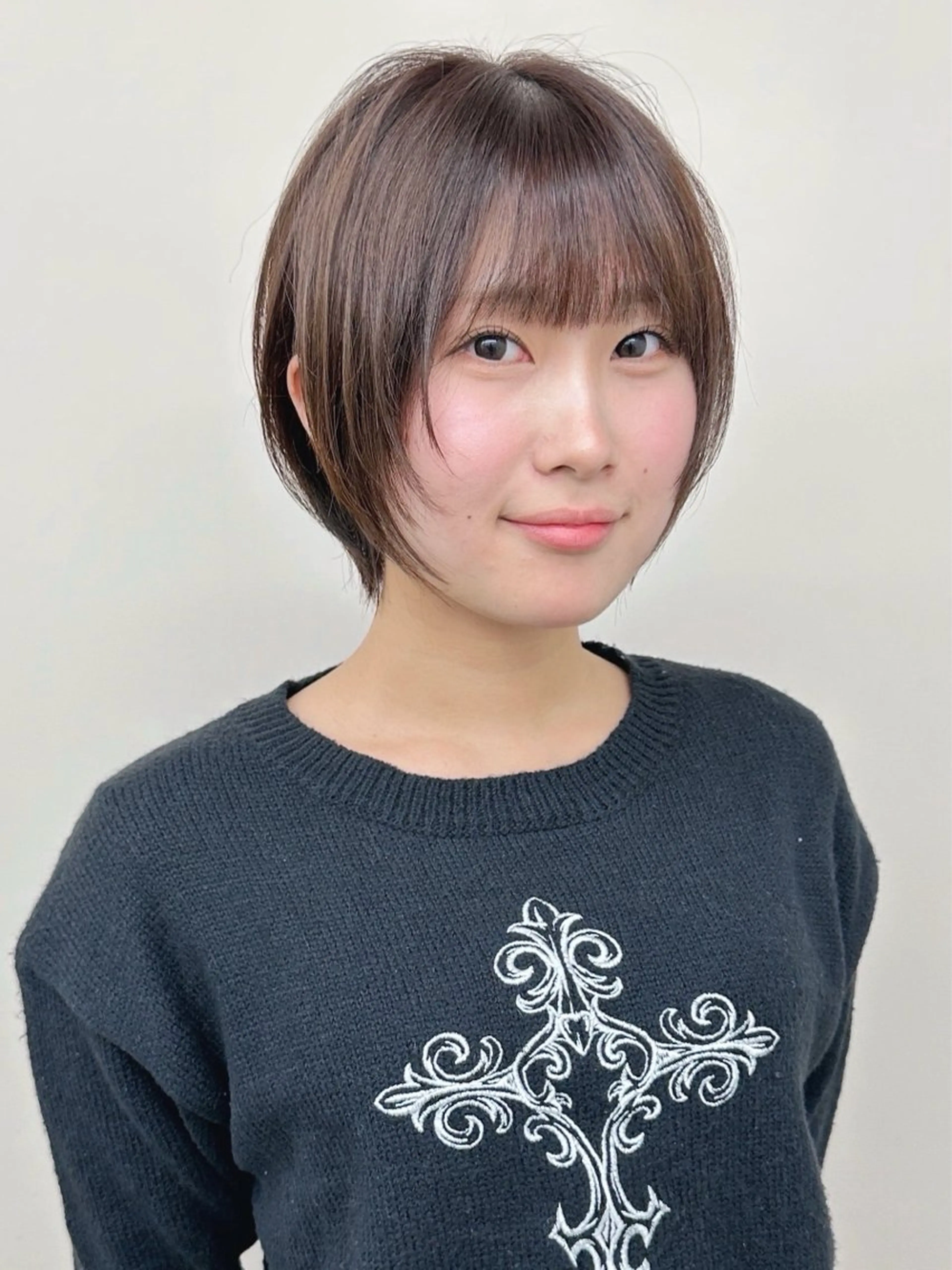 ショート カット 小顔ボブ/お悩み解決 /ボブパーマ/とういのヘアスタイル