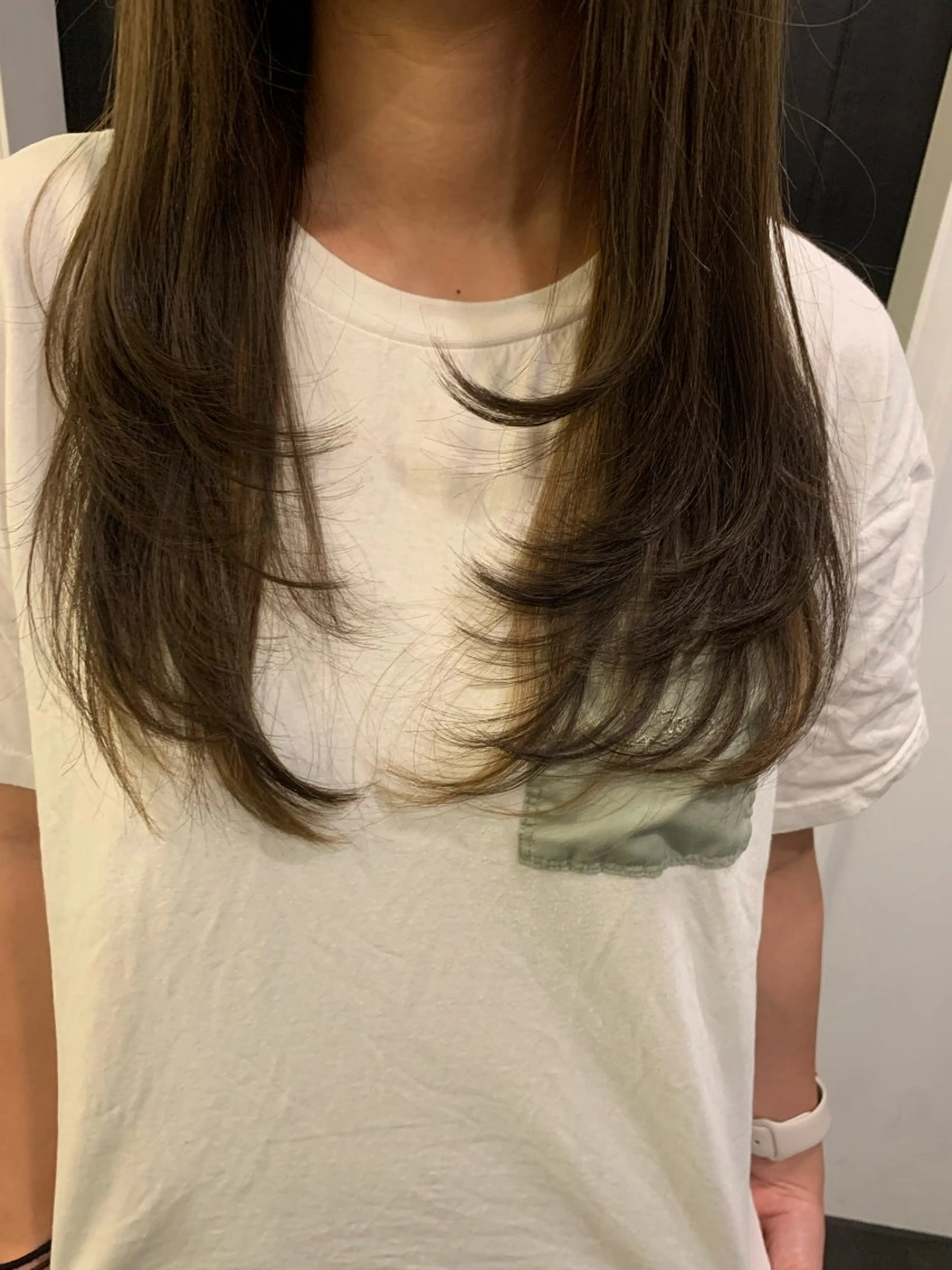 ロング カラー インナーカラー レイヤーカット nari ☺︎ ボブ/透明感カラーのヘアスタイル