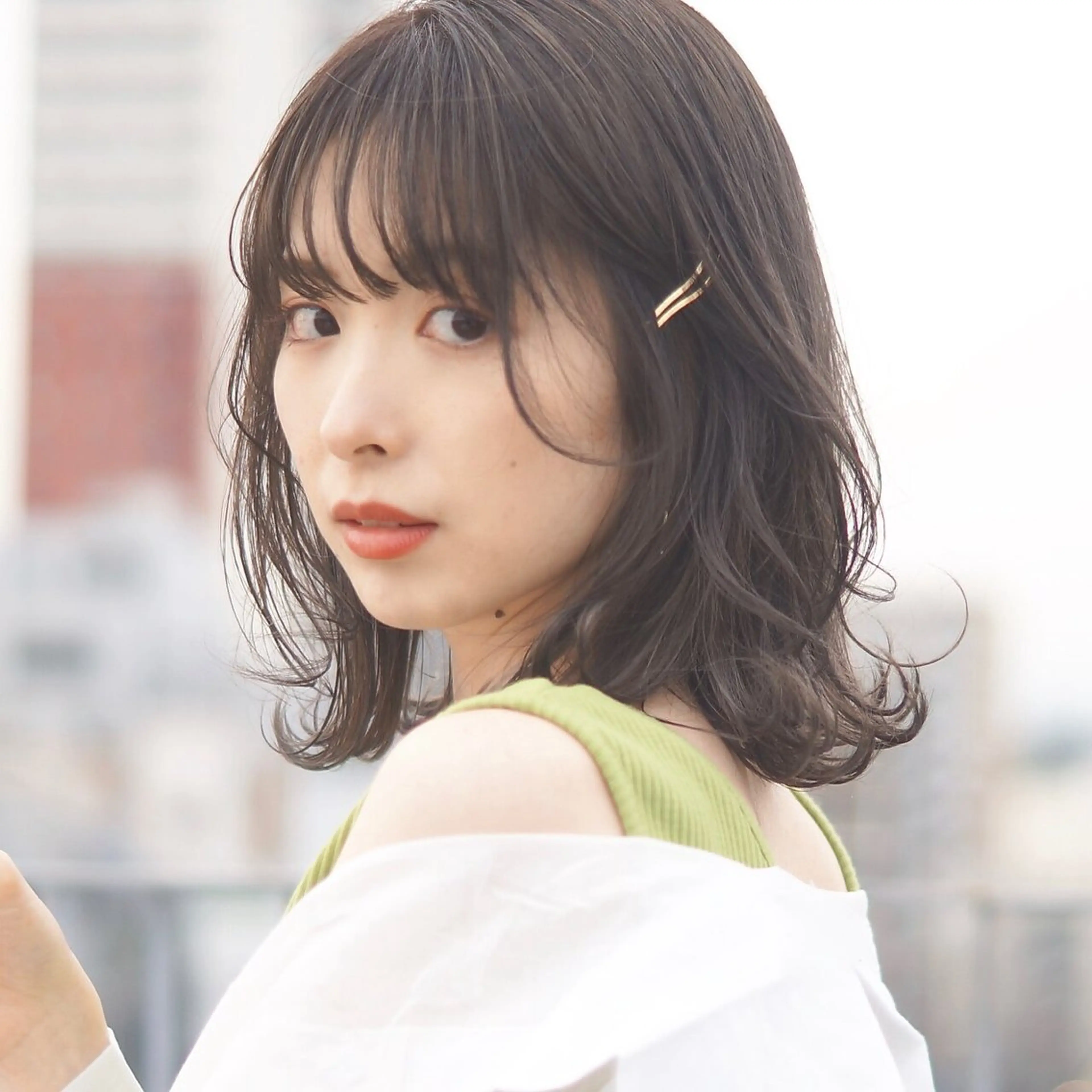 セミロング カラー カット ヘアカラー ヘアー.ネイル二刀流 misa🫧のヘアスタイル