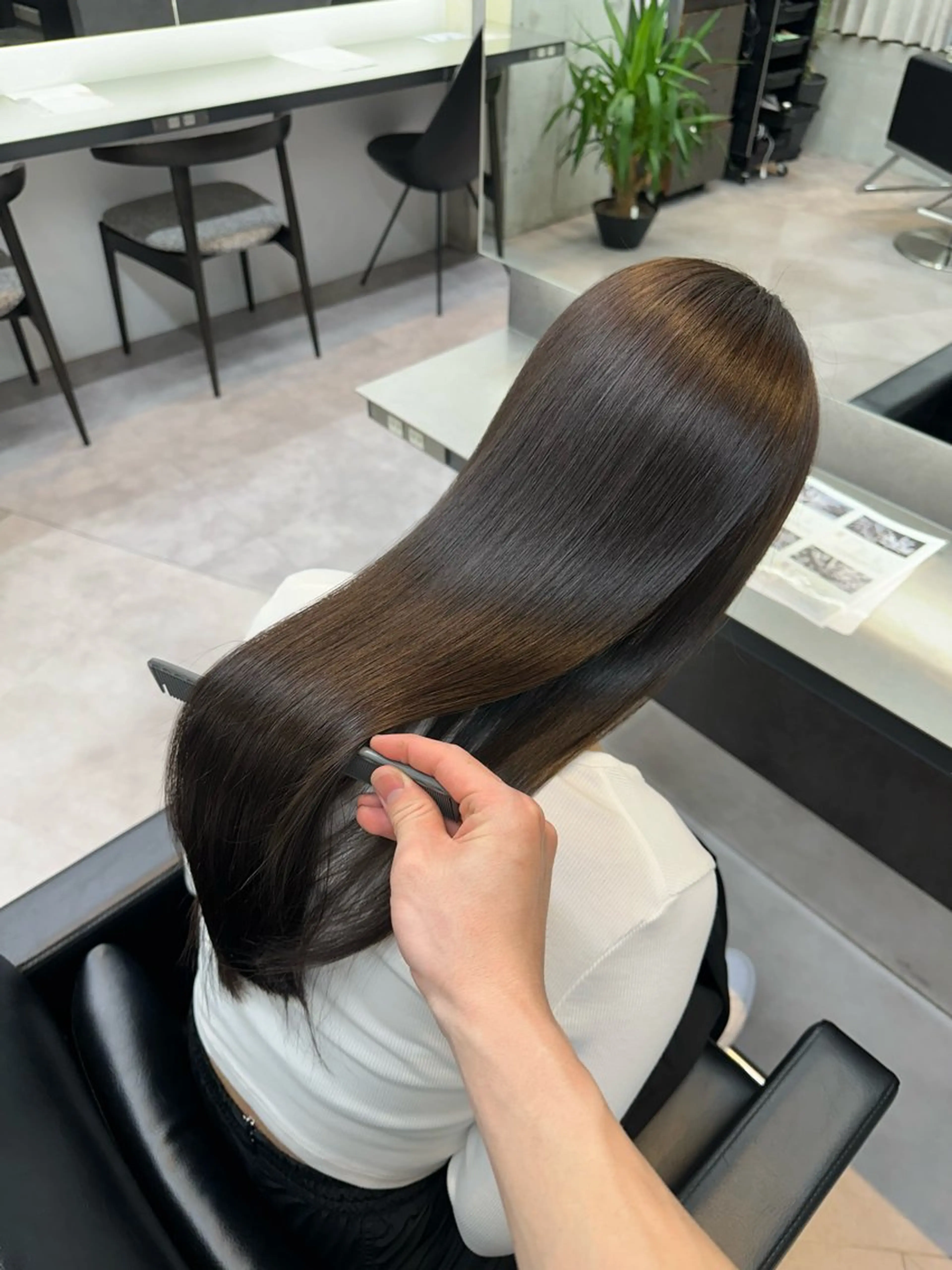 ロング 美髪縮毛矯正/ 髪質改善 RYOTAのヘアスタイル