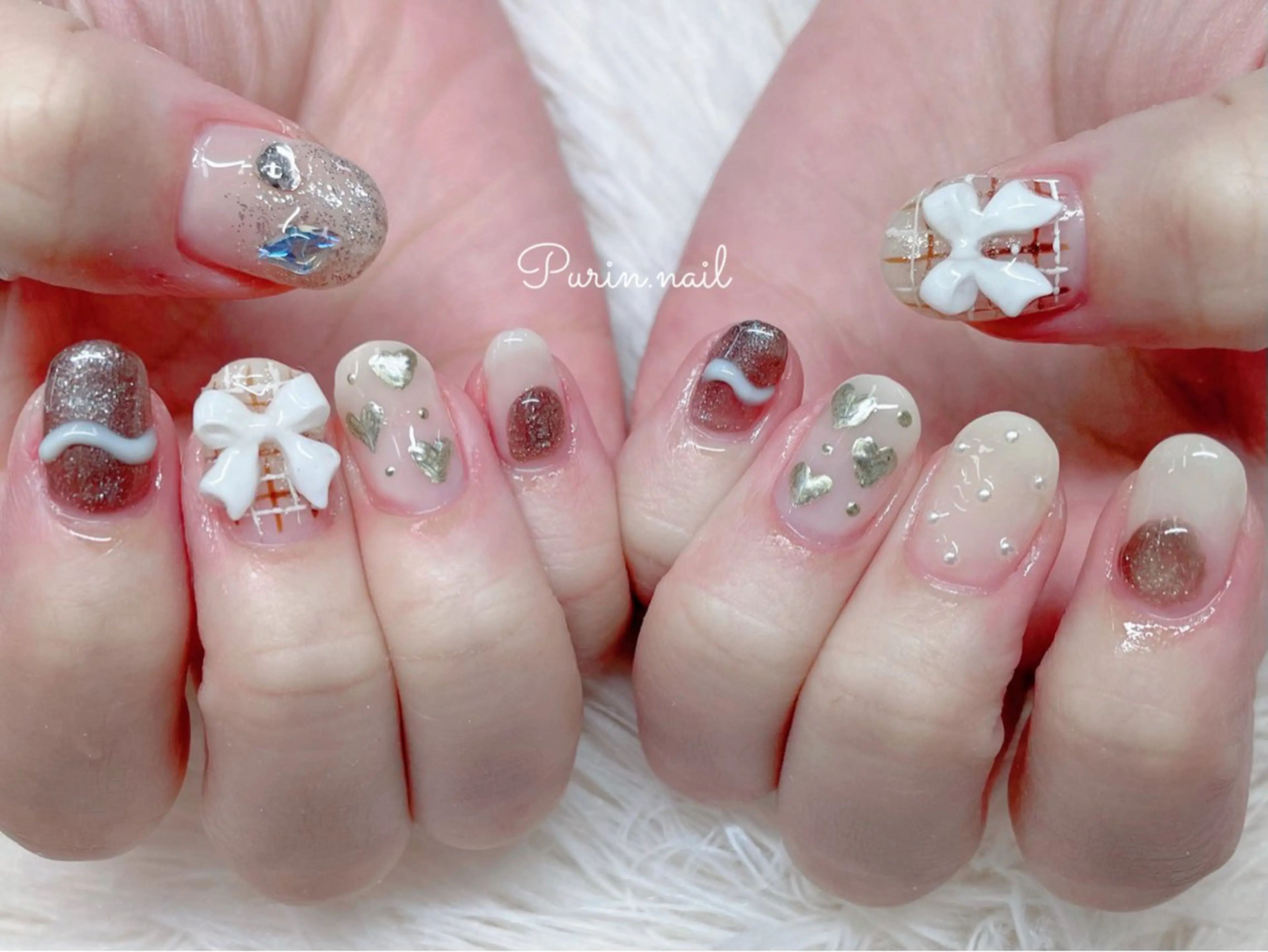 ネイル ハンドネイル Nails by Purin🍮のネイルデザイン