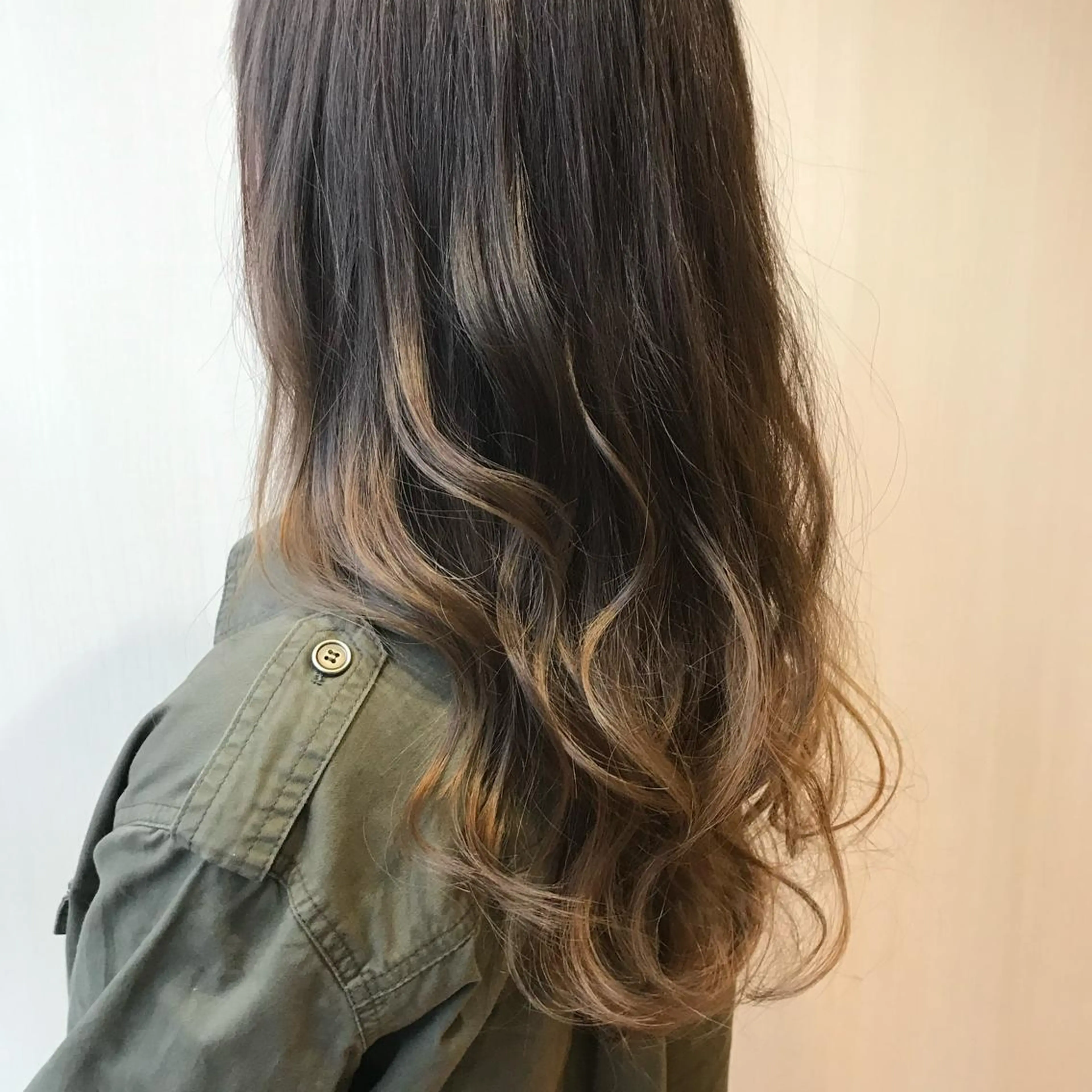 ロング カラー カット ヘアカラー GO TODAY所属・ハイトーン/小顔 カット/Ayumuのヘアスタイル