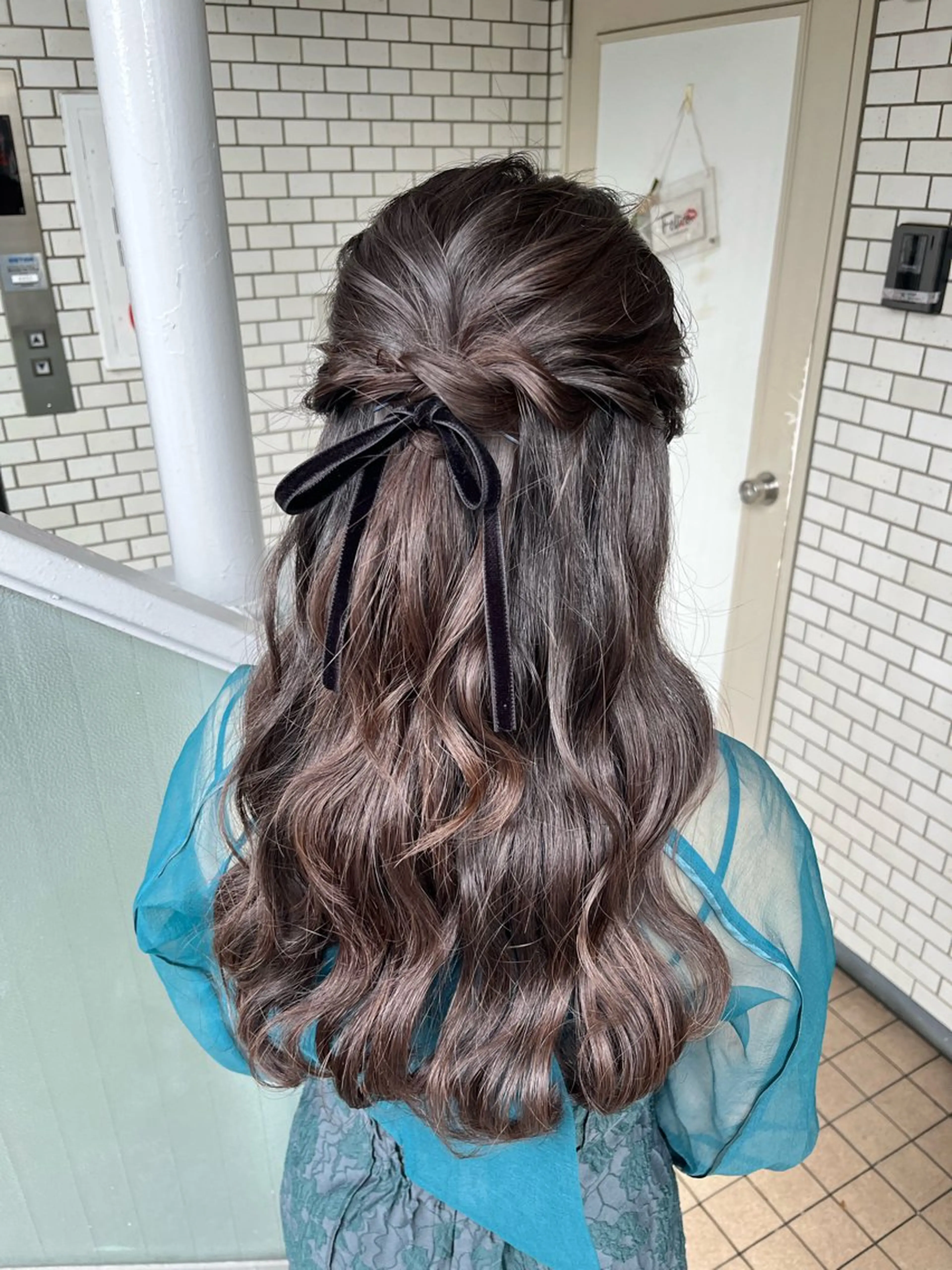 ロング ヘアセット 参列♡デートゆるふわ ヘアメイク🎀みゆうのヘアスタイル