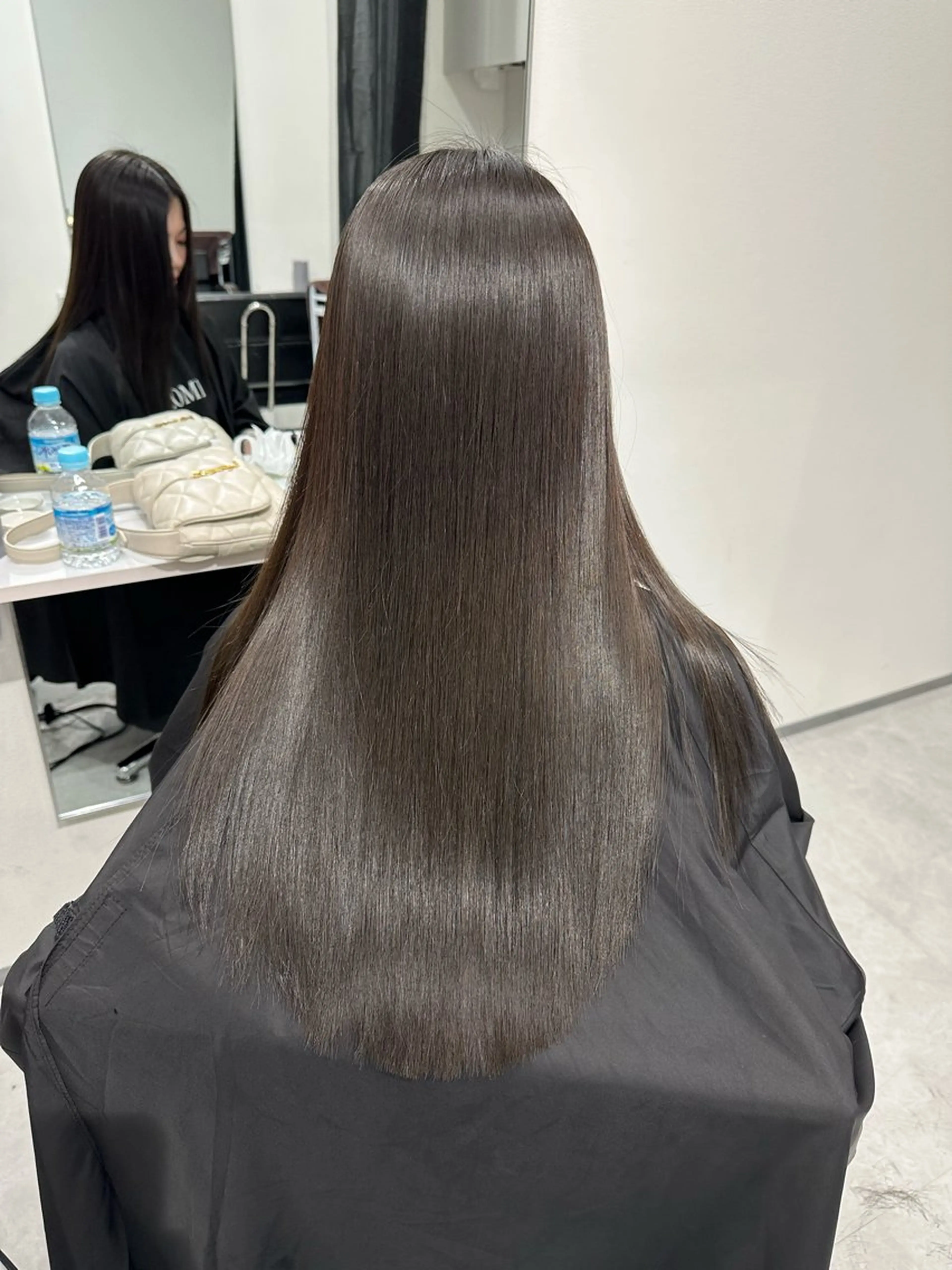 ロング カット 縮毛矯正 トリートメント LOMKH所属・シールエクステ/ レイヤー/タツヤのヘアスタイル