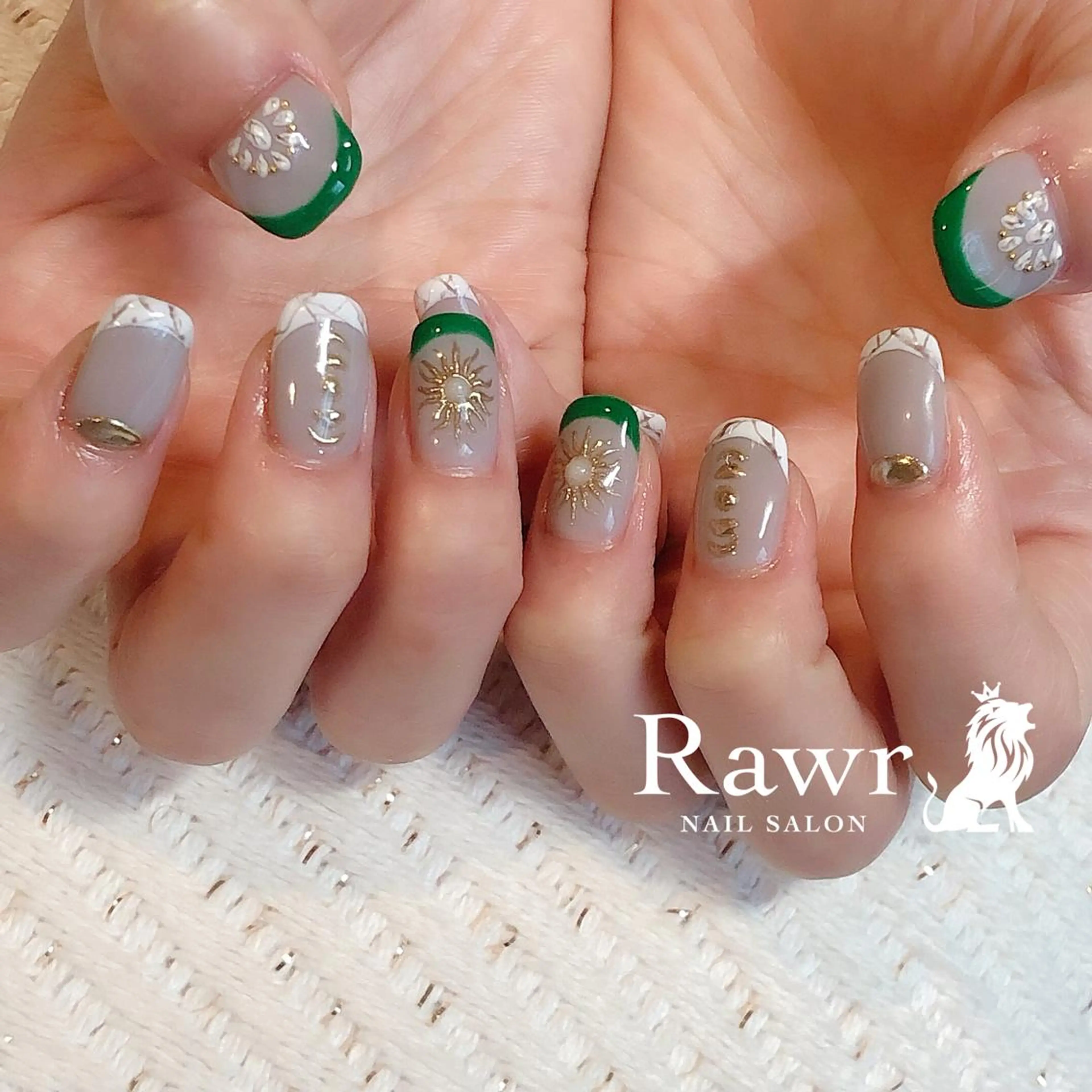 ネイル ハンドネイル Rawr / saoriのネイルデザイン