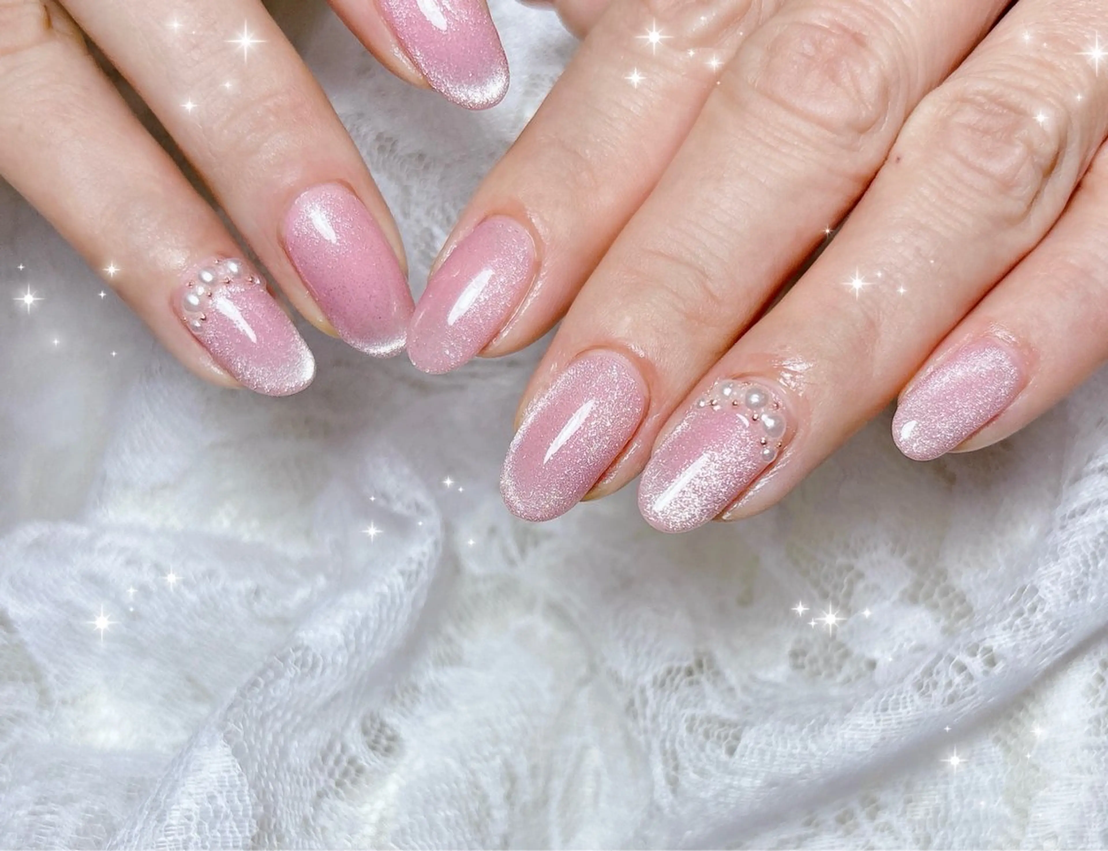 ネイル マグネットネイル ハンドネイル FLARE NAIL フレアネイルのネイルデザイン