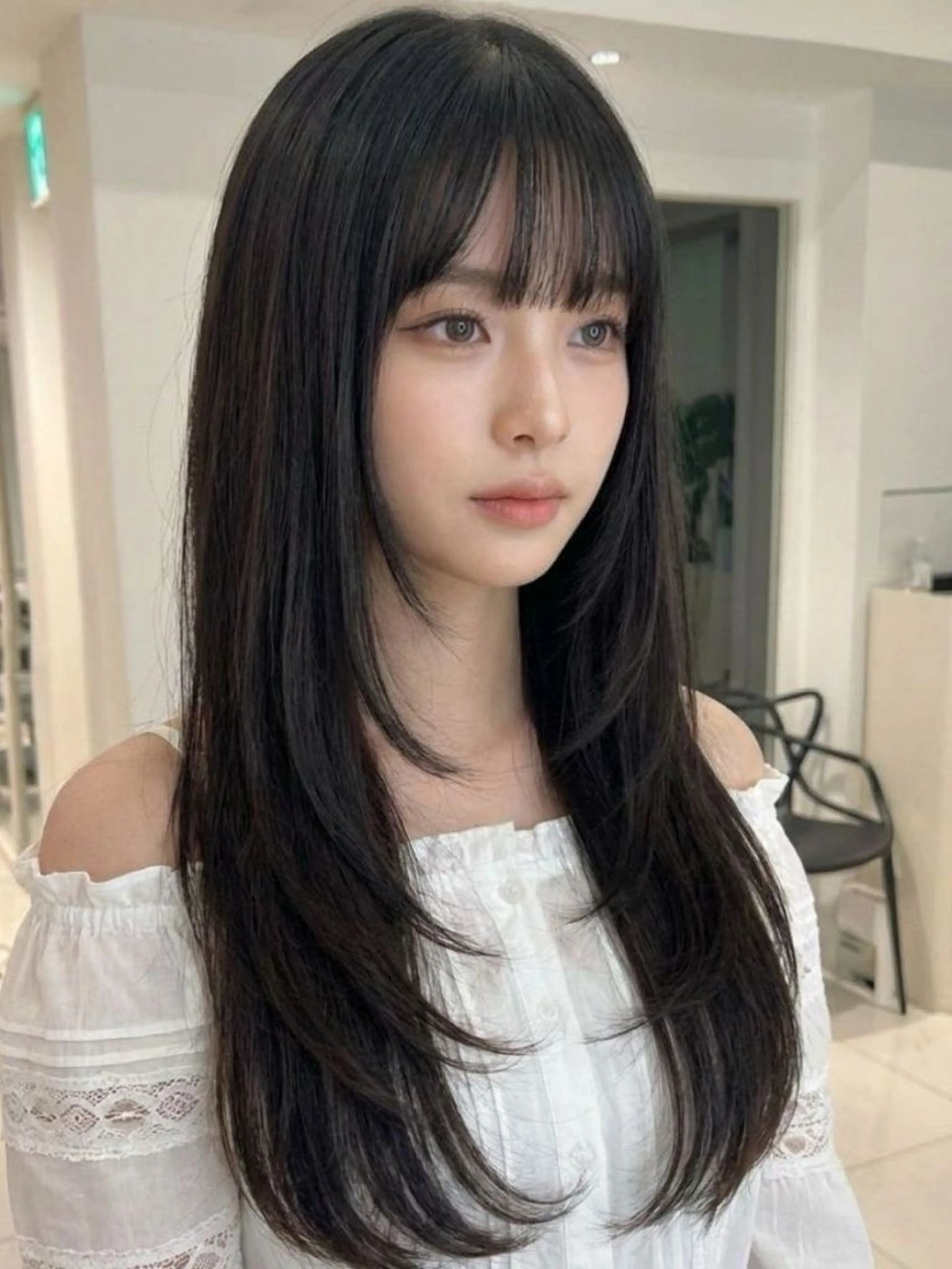 ロング 縮毛矯正/レイヤー カット⭐️SHOTAのヘアスタイル