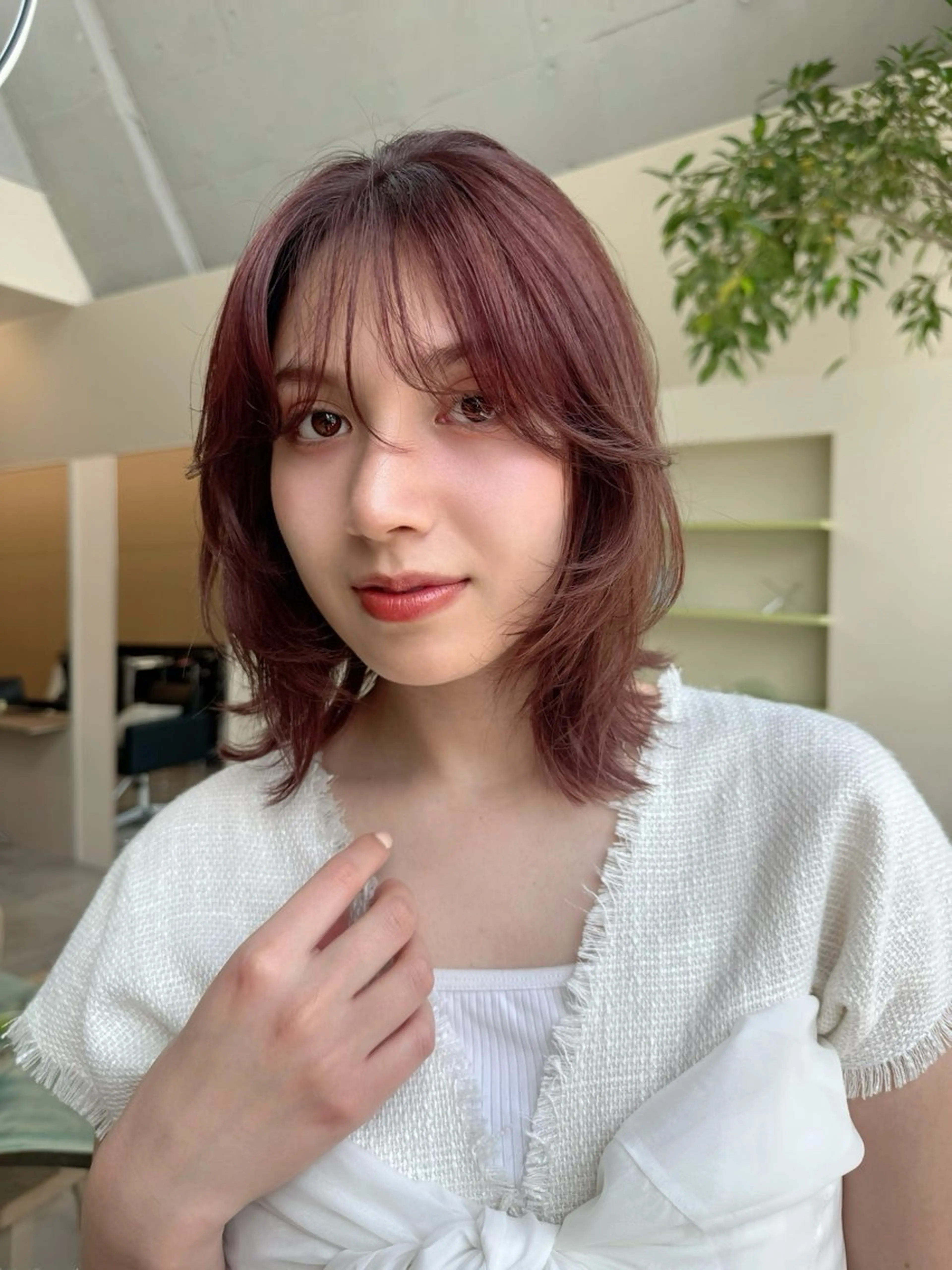 ミディアム カラー 無料ボブカットモデル 様募集中/あいらのヘアスタイル