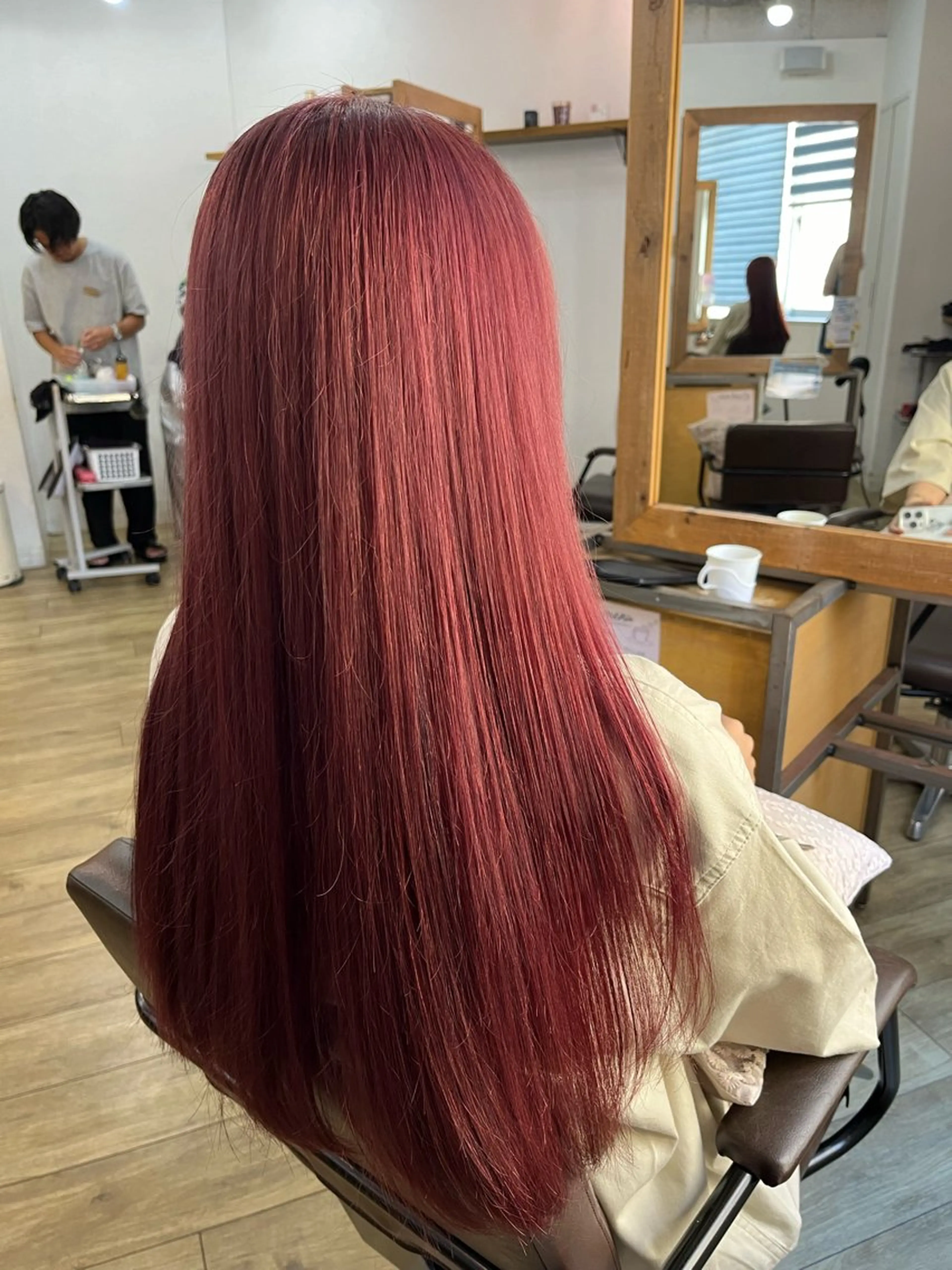 ロング ヘアカラー 似合わせ/ブリーチ/ 髪質改善/ミクෆ‪のヘアスタイル