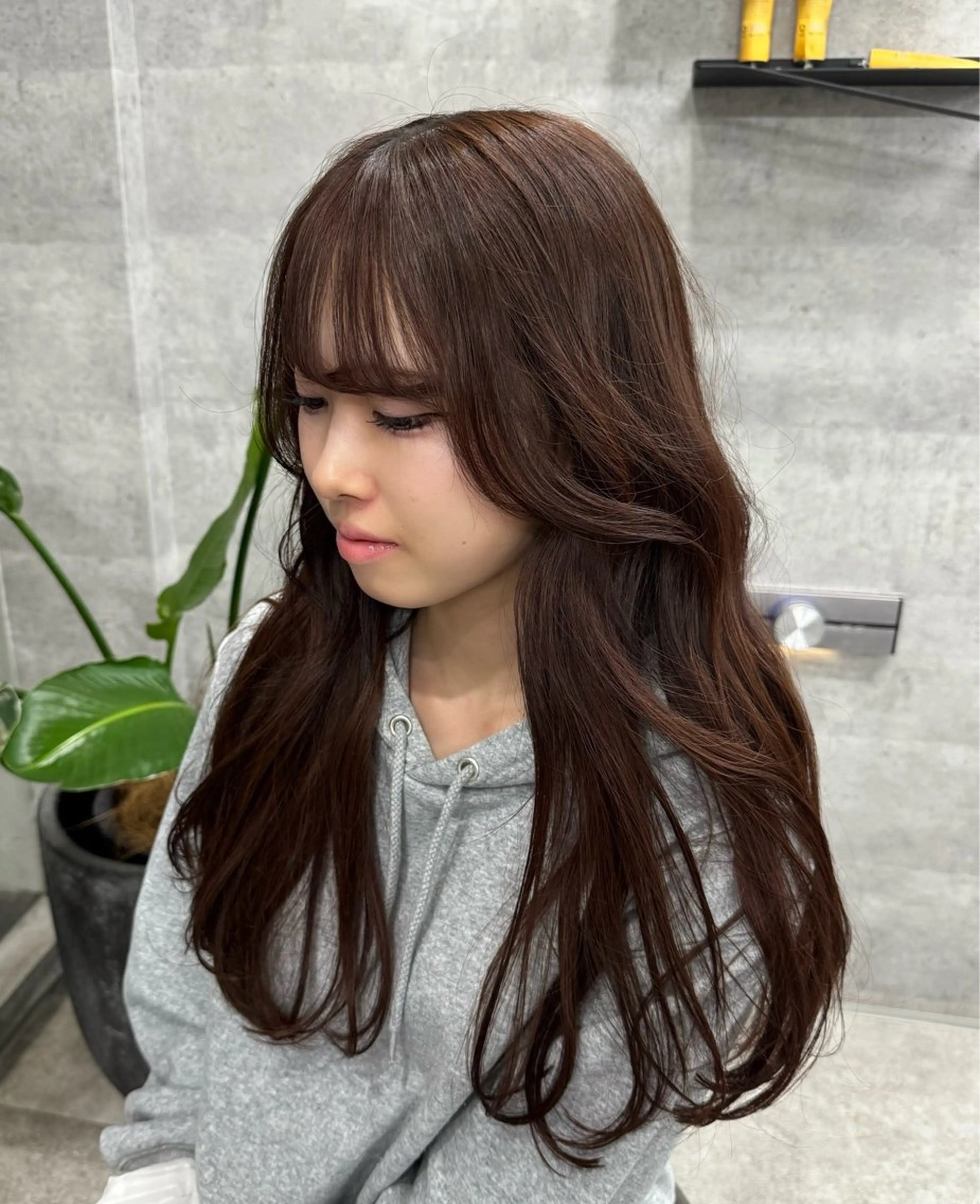 ロング カラー カット ヘアカラー あなたのお悩み改善" You"💚❤️💛のヘアスタイル