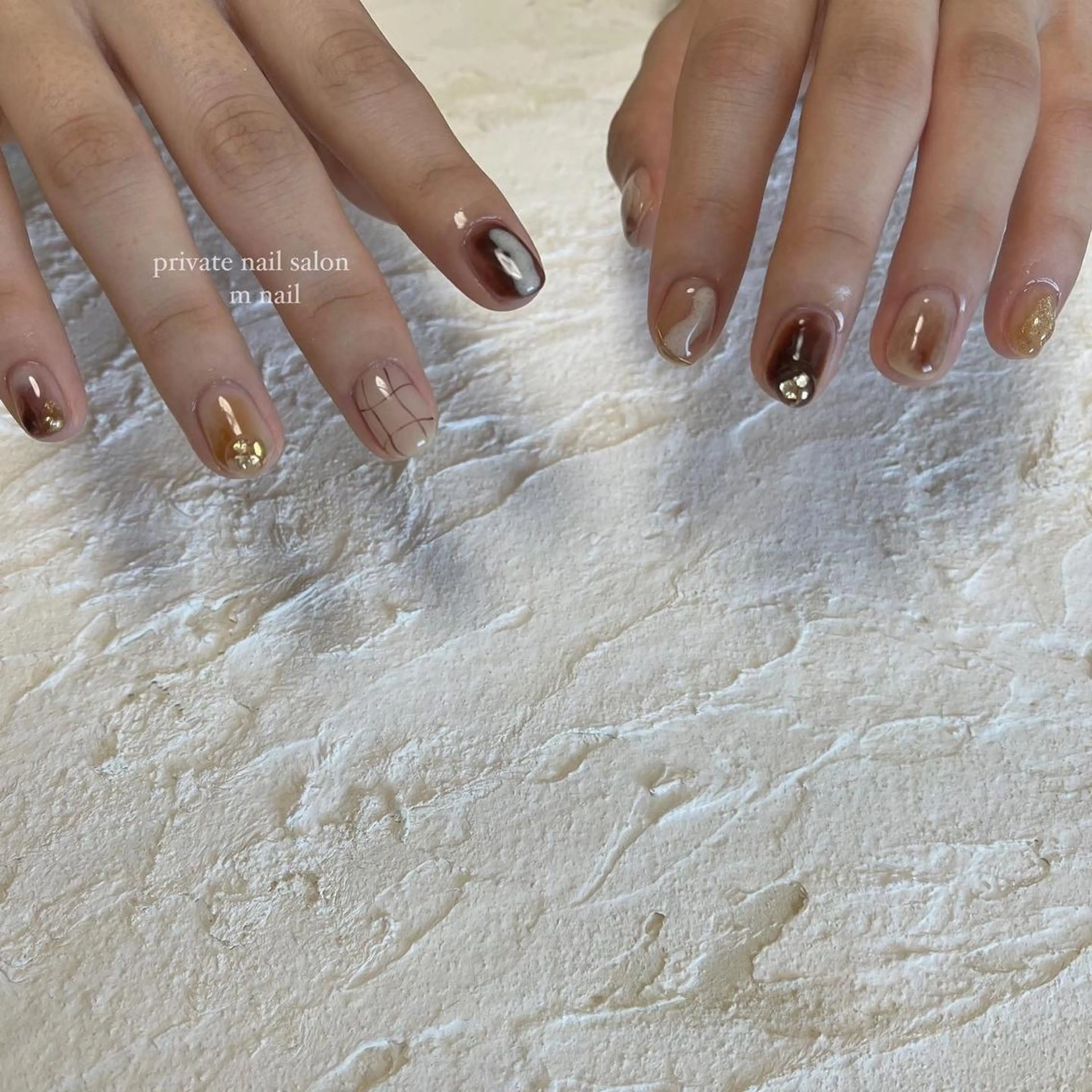 ネイル 持ち込み ハンドネイル 小河原 舞のネイルデザイン