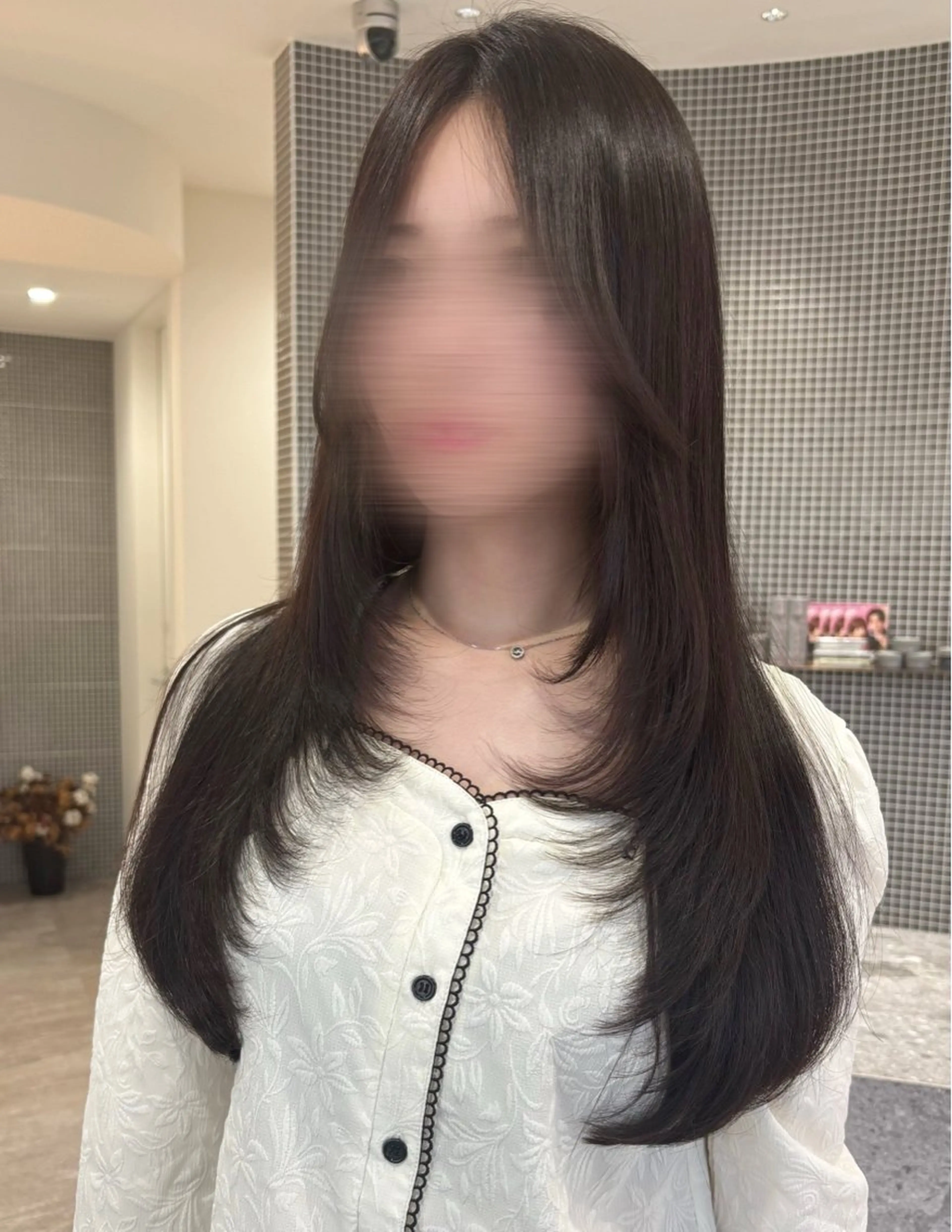 ロング カット トリートメント ハイトーン/レイヤー 艶カラー🎀まおのヘアスタイル