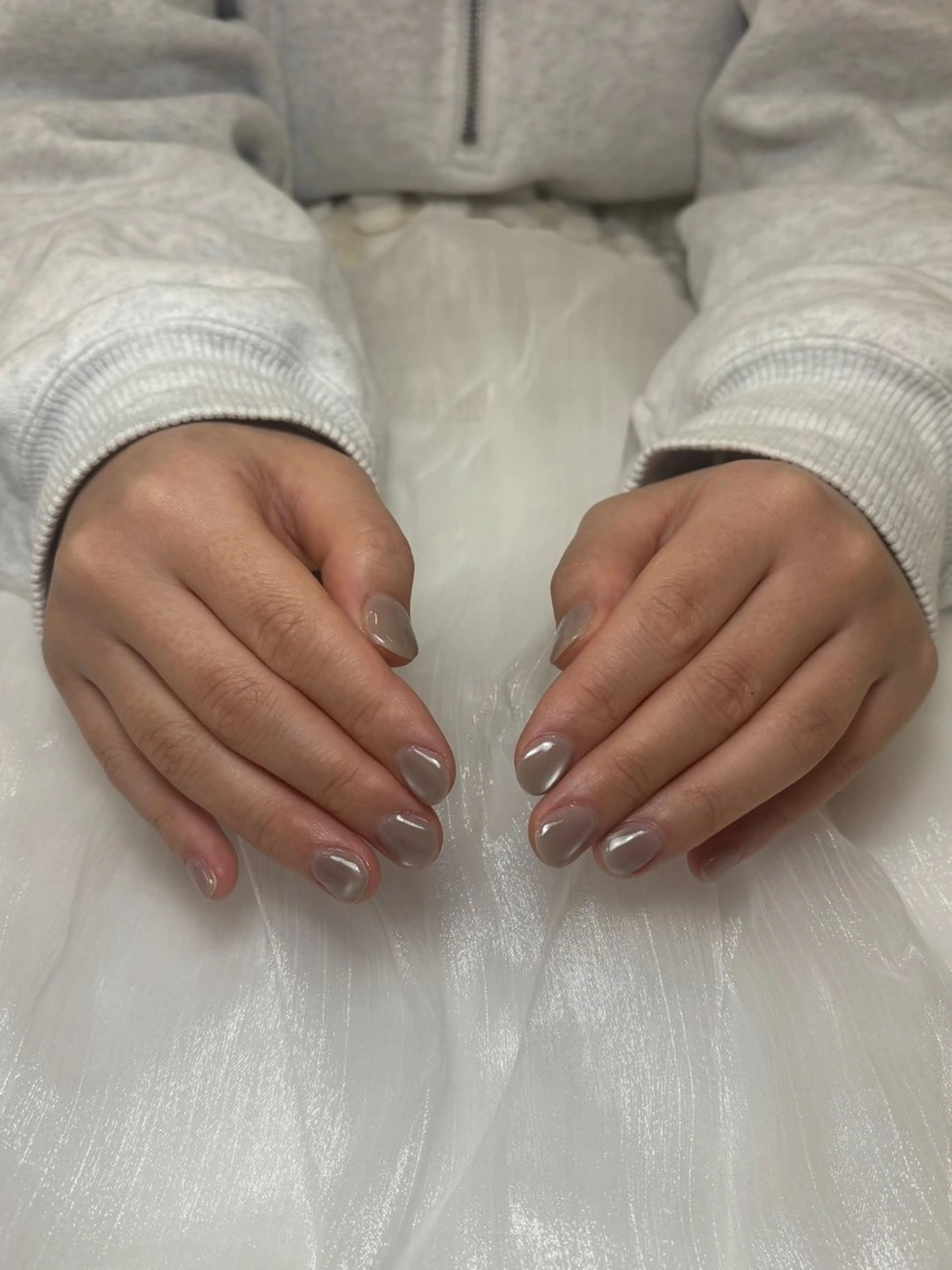 ネイル マグネットネイル ワンカラーネイル ハンドネイル MIHANA 西川口 / NAGISAᐩᕀのネイルデザイン