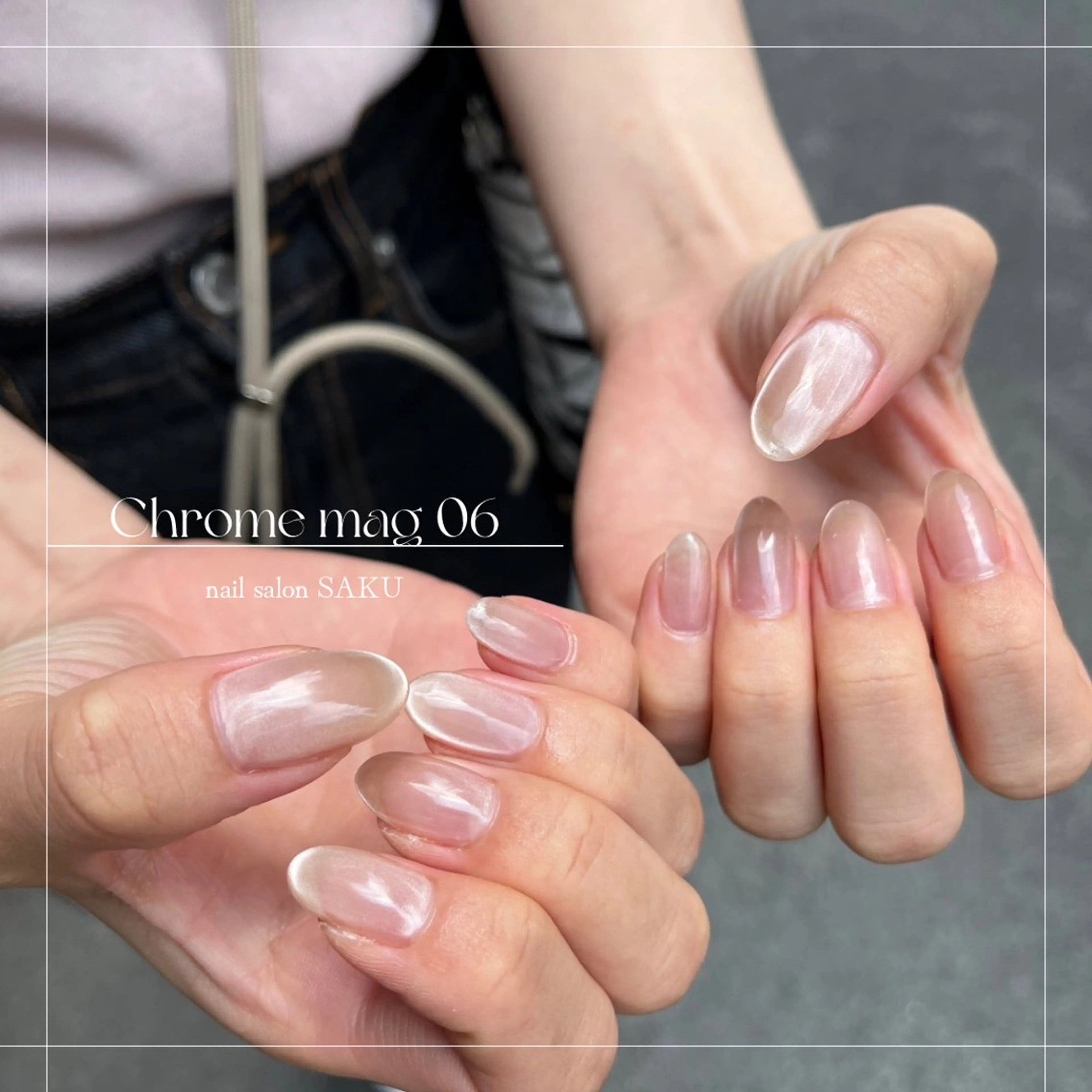 ネイル ニュアンスネイル シンプルネイル ハンドネイル SAKU  nail[サクネイル]所属・SAKU nail 作島茜のネイルデザイン