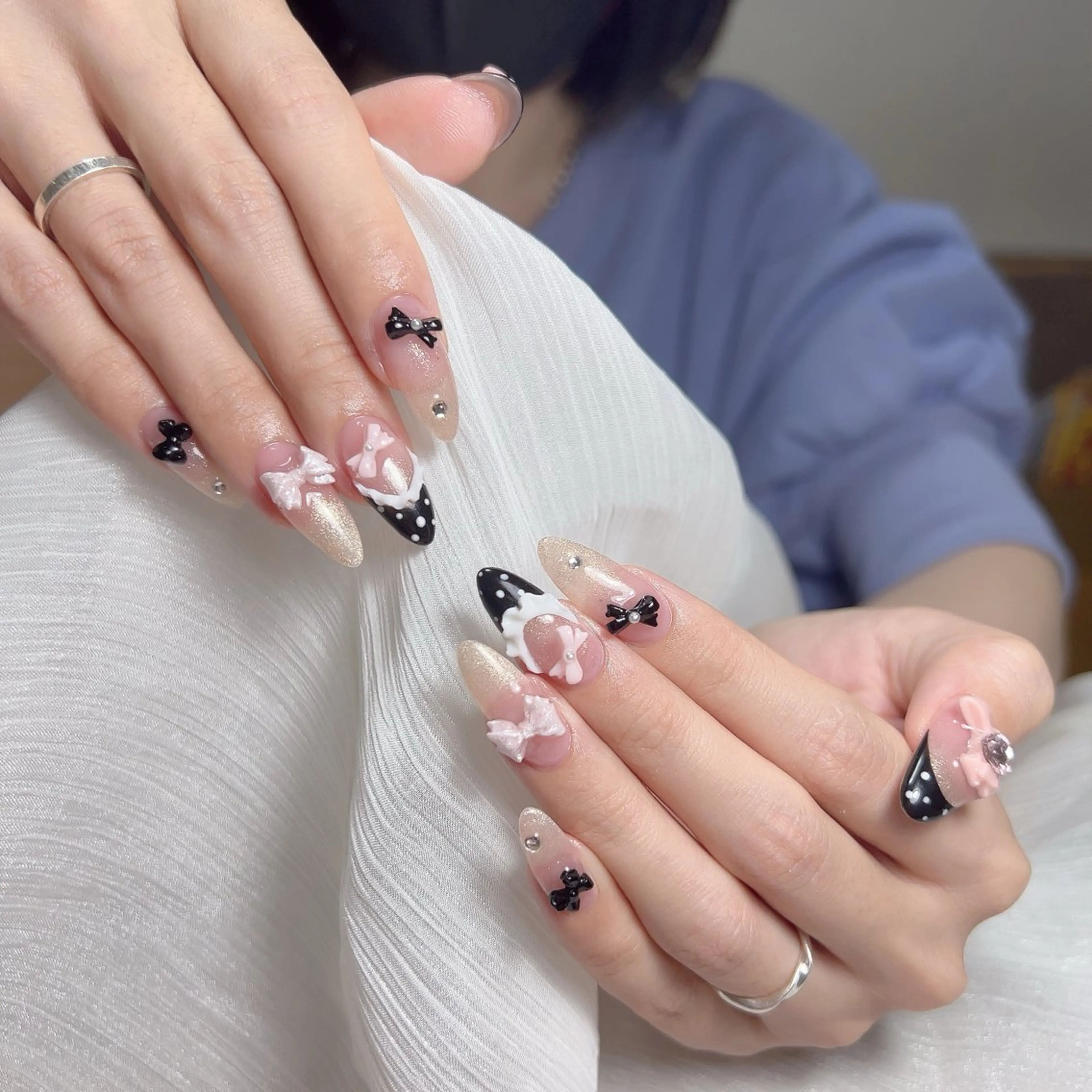 ネイル ハンドネイル ハンドケア 🎀Pink ピンク🎀のネイルデザイン