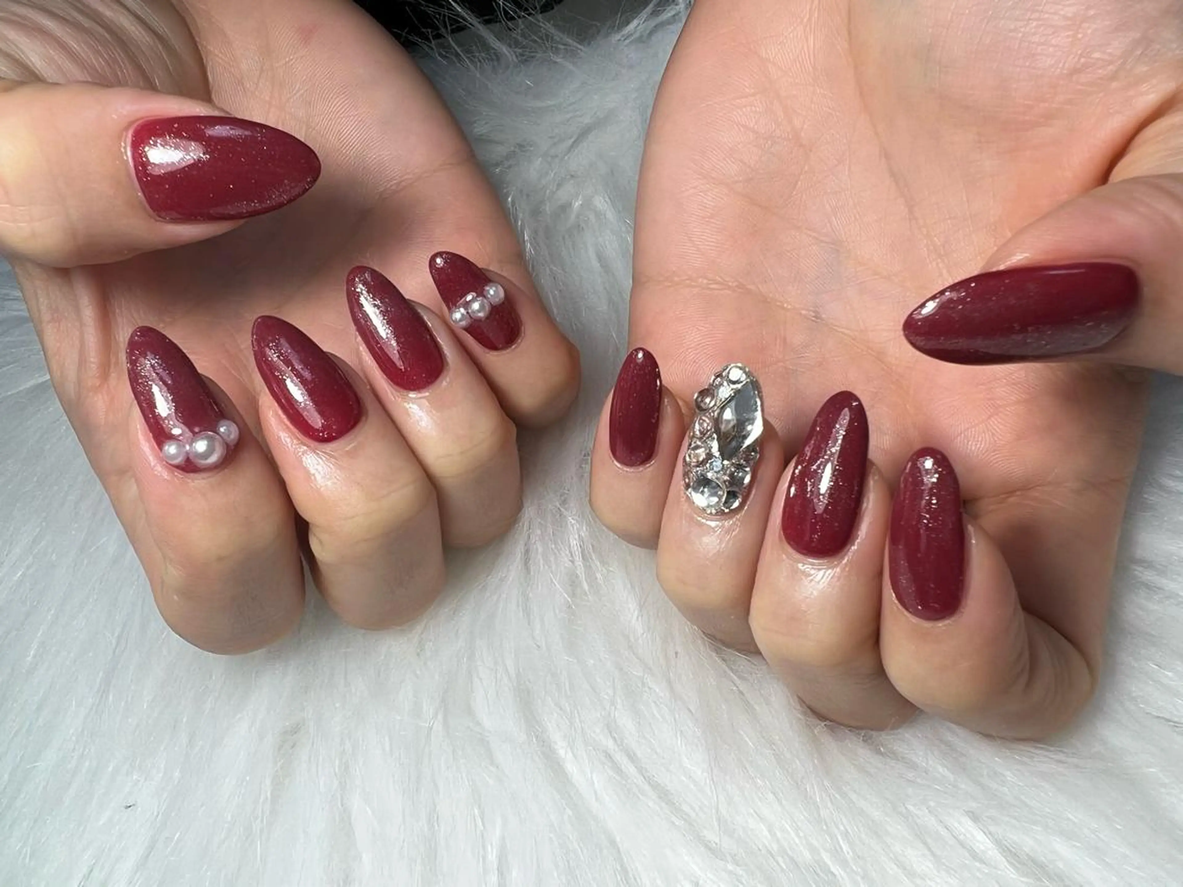 ネイル ハンドネイル Mana‪ ‪·͜· ❤︎‬のネイルデザイン