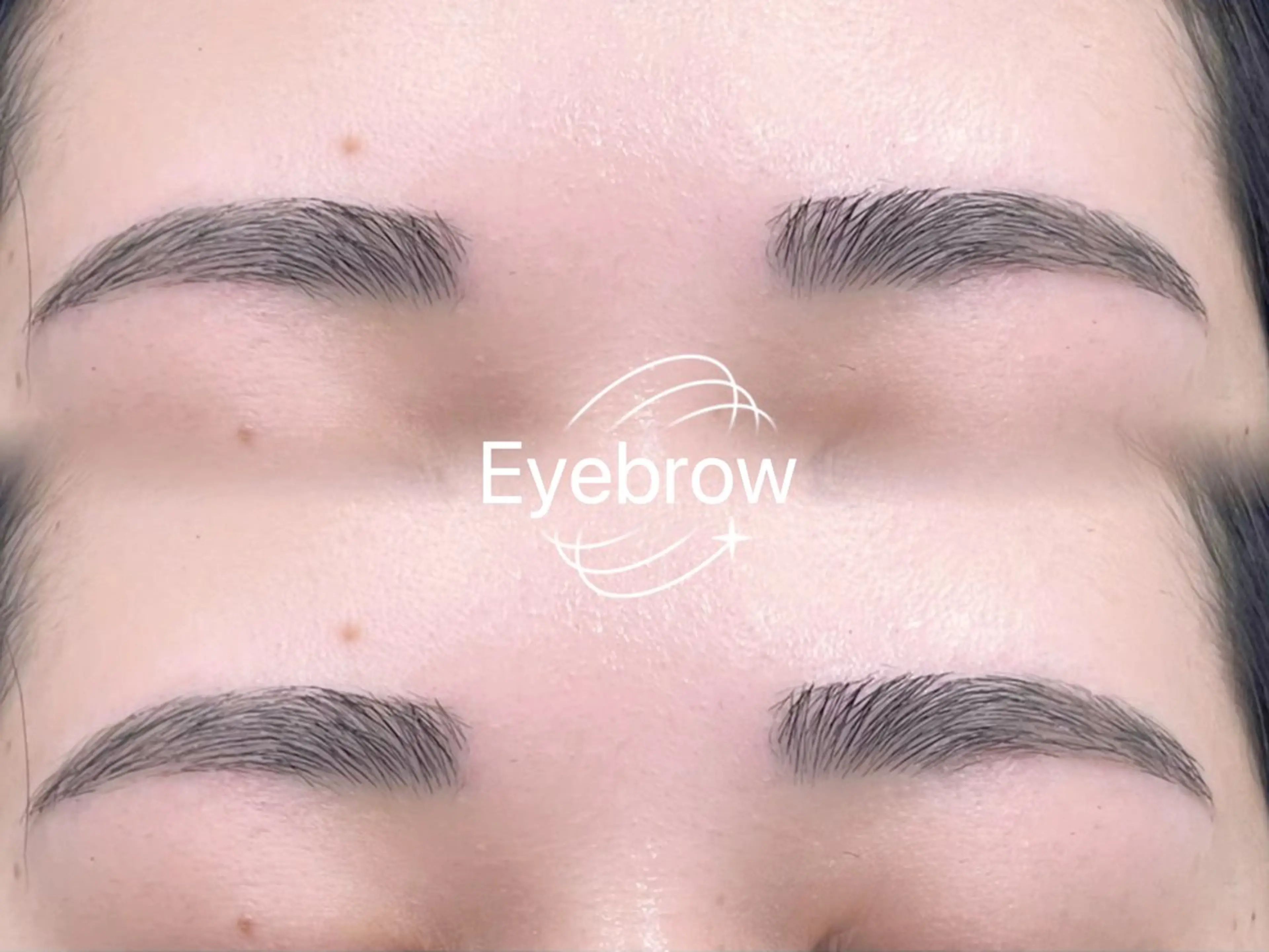 眉毛ワックス+間引きorカラーの写真