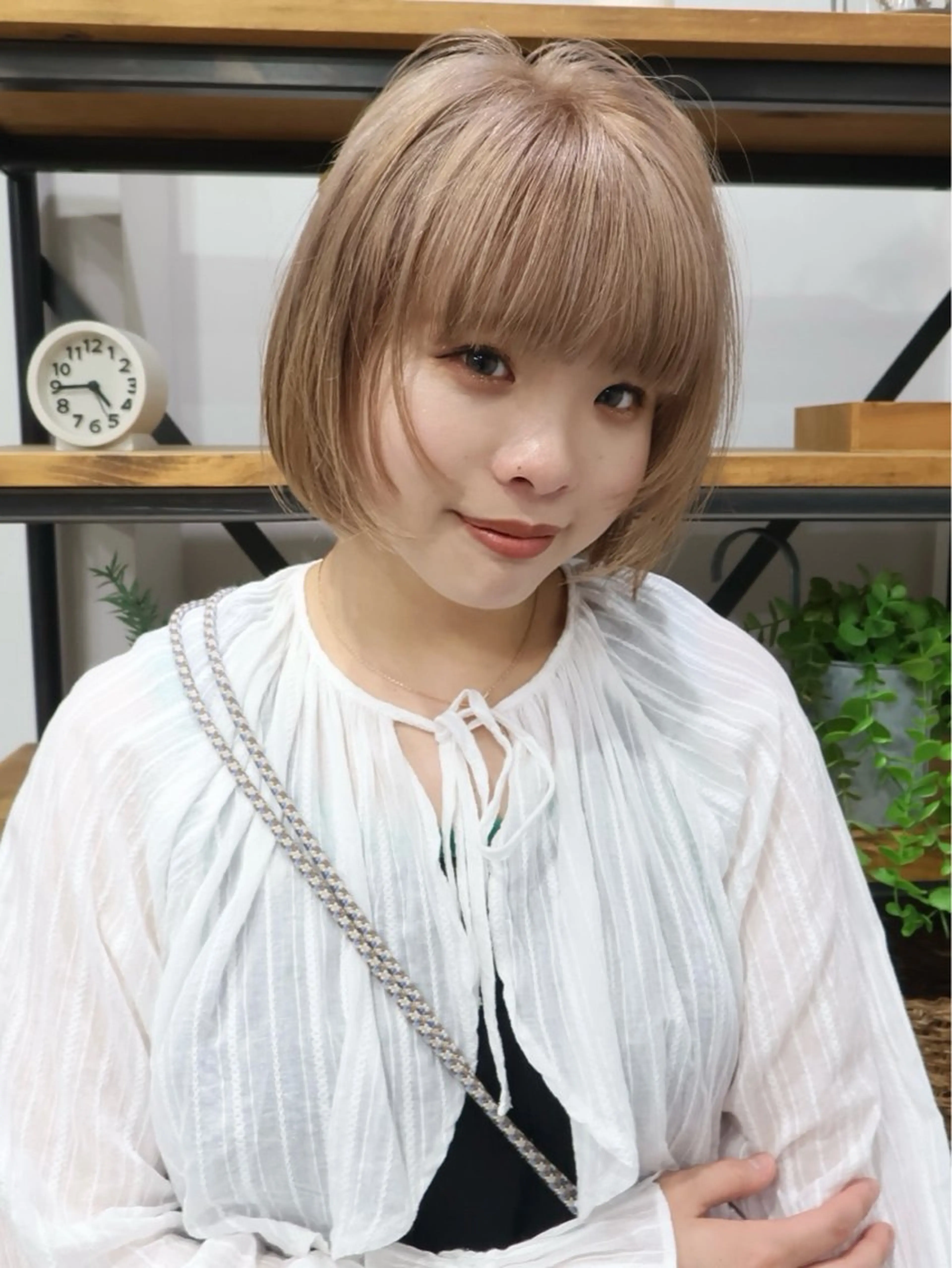 ショート カラー カット レイヤーカット/ブリ ーチ/motokiのヘアスタイル