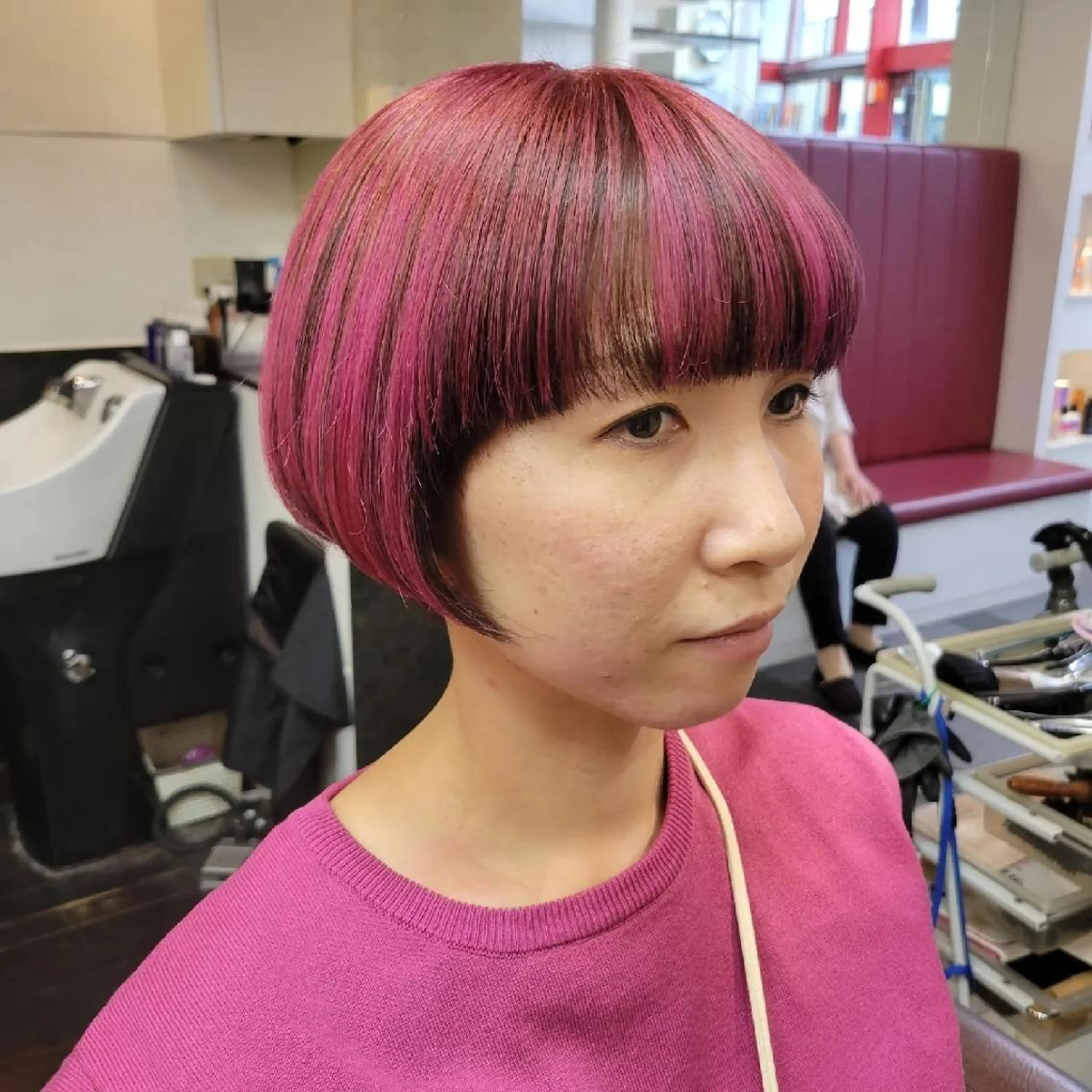 ショート 顔周りカット 似合わせカット カット ヘアカラー 遠藤 史秋のヘアスタイル