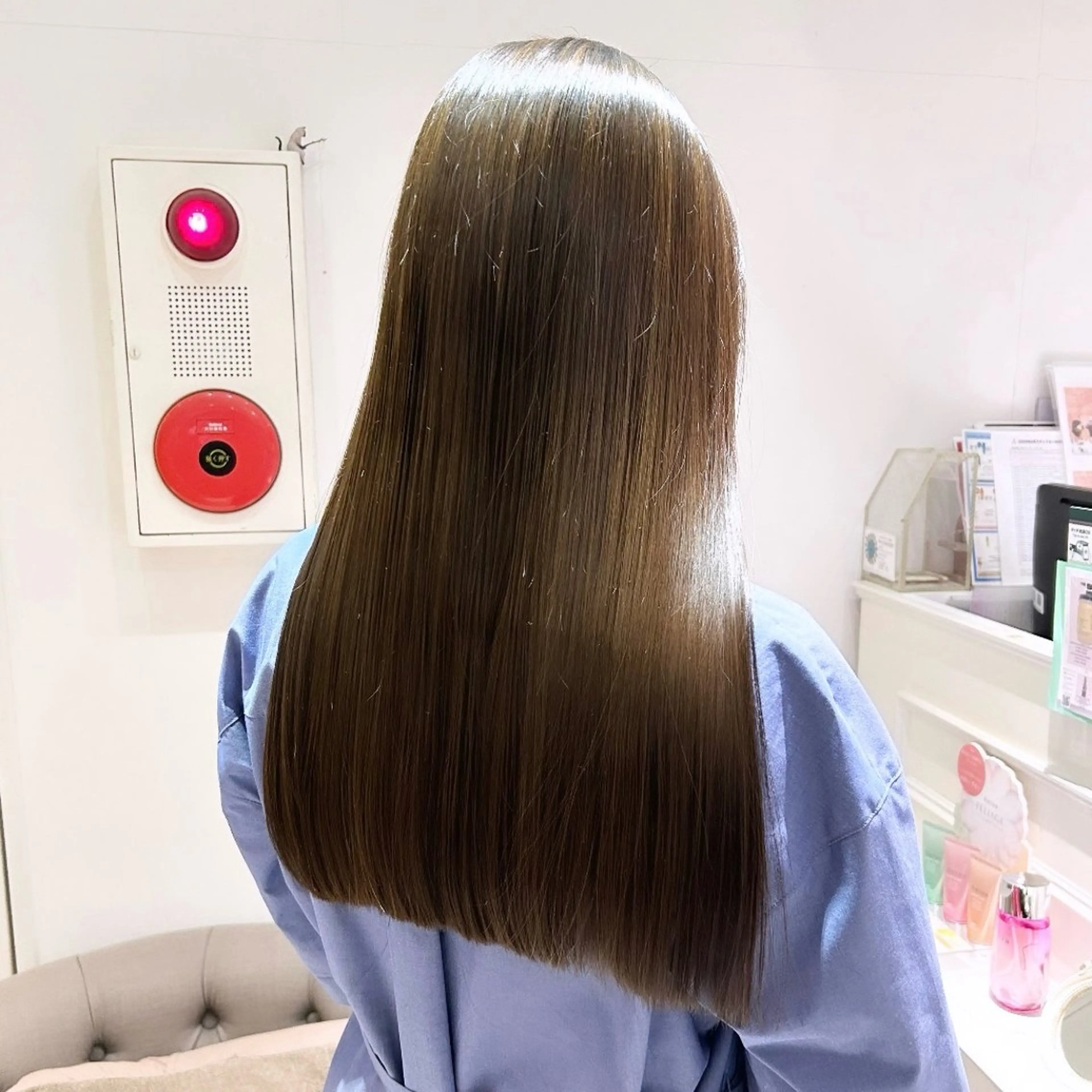 ロング カラー ヘアアレンジ カット ヘアカラー 吉水 彩乃 /ボブ/透明感カラーのヘアスタイル