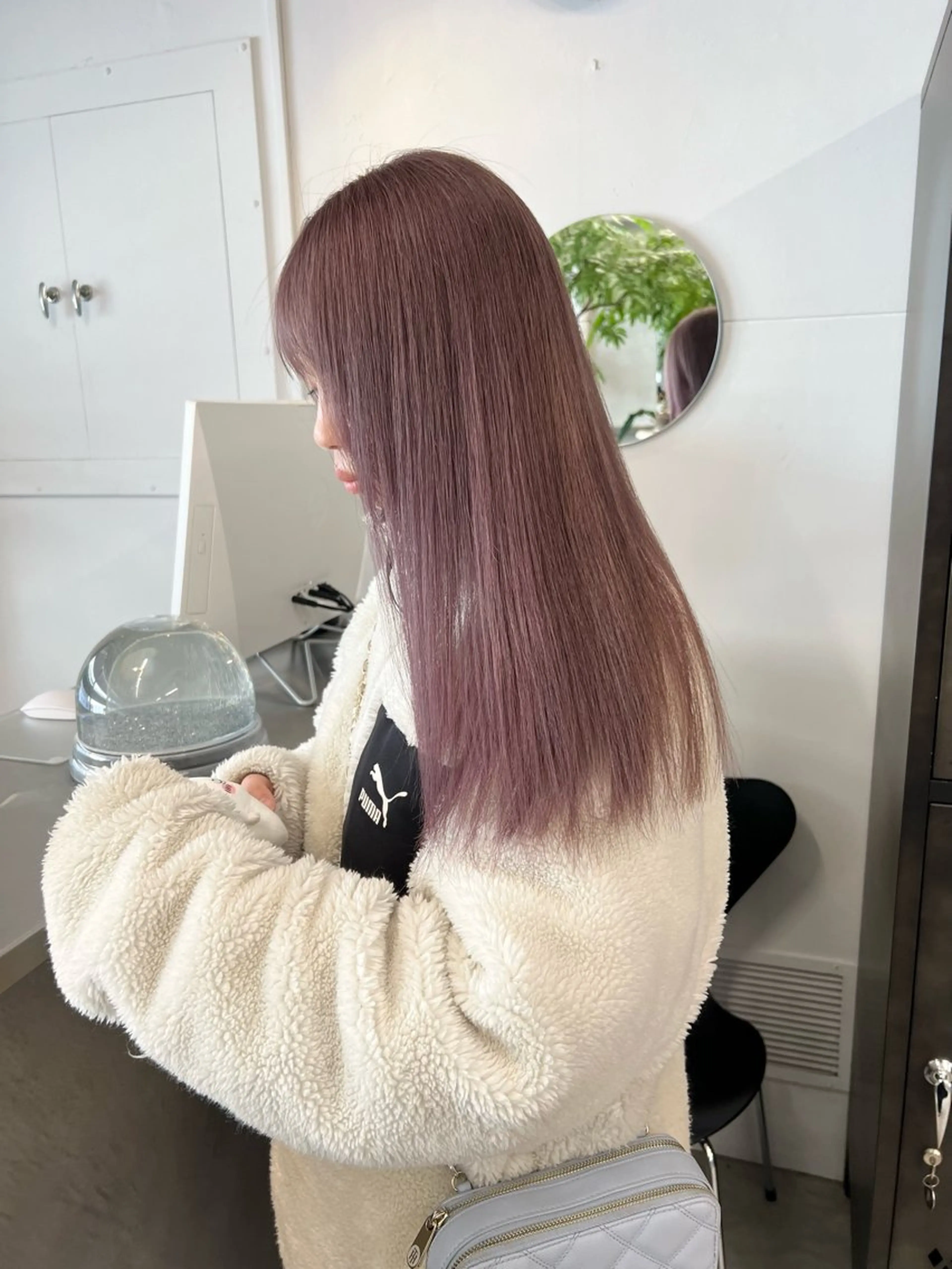 ロング カラー カット ヘアカラー トリートメント 樫原裕二 /柔らかいカラーのヘアスタイル