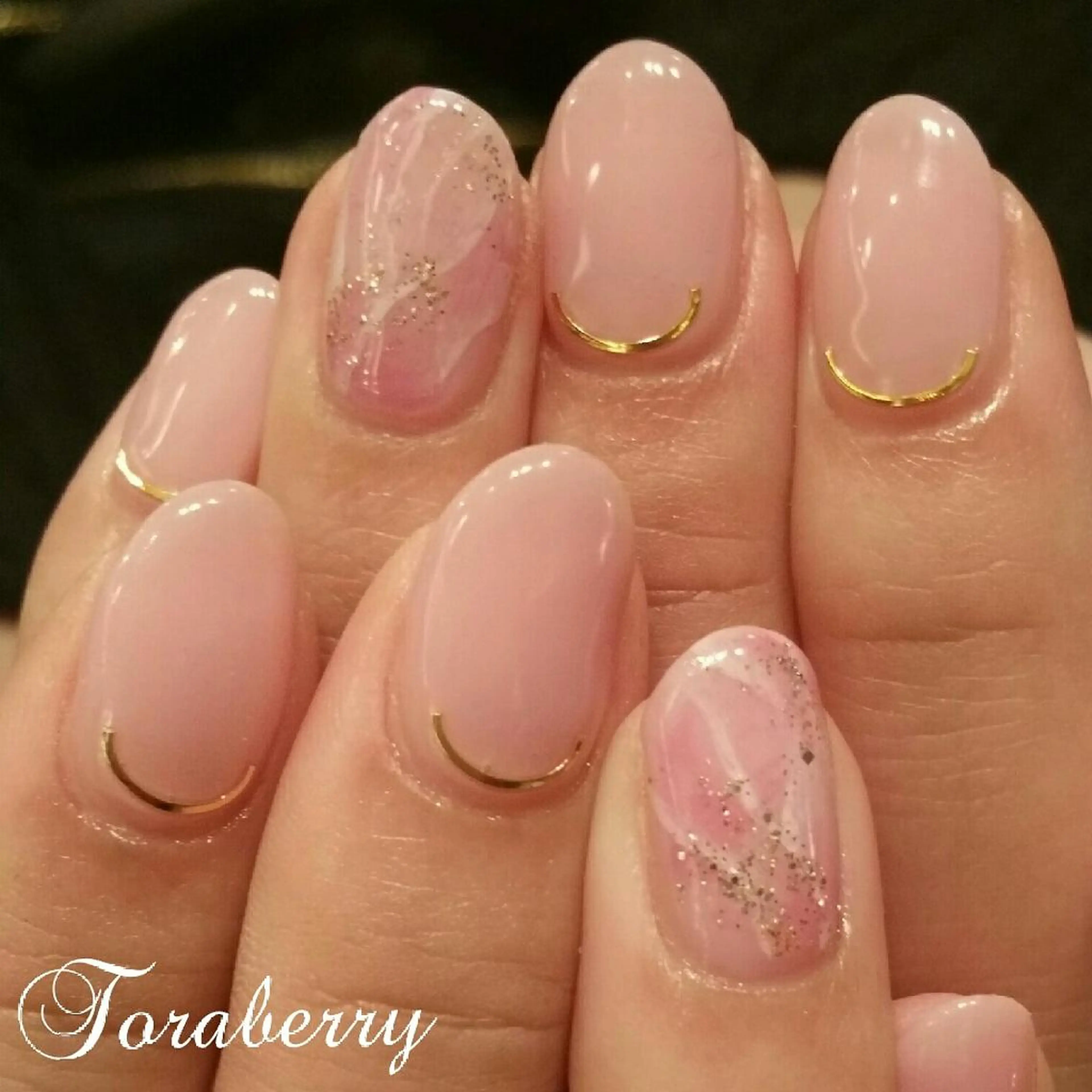 ネイル 大理石ネイル(マーブル) ネイリスト なつみのネイルデザイン