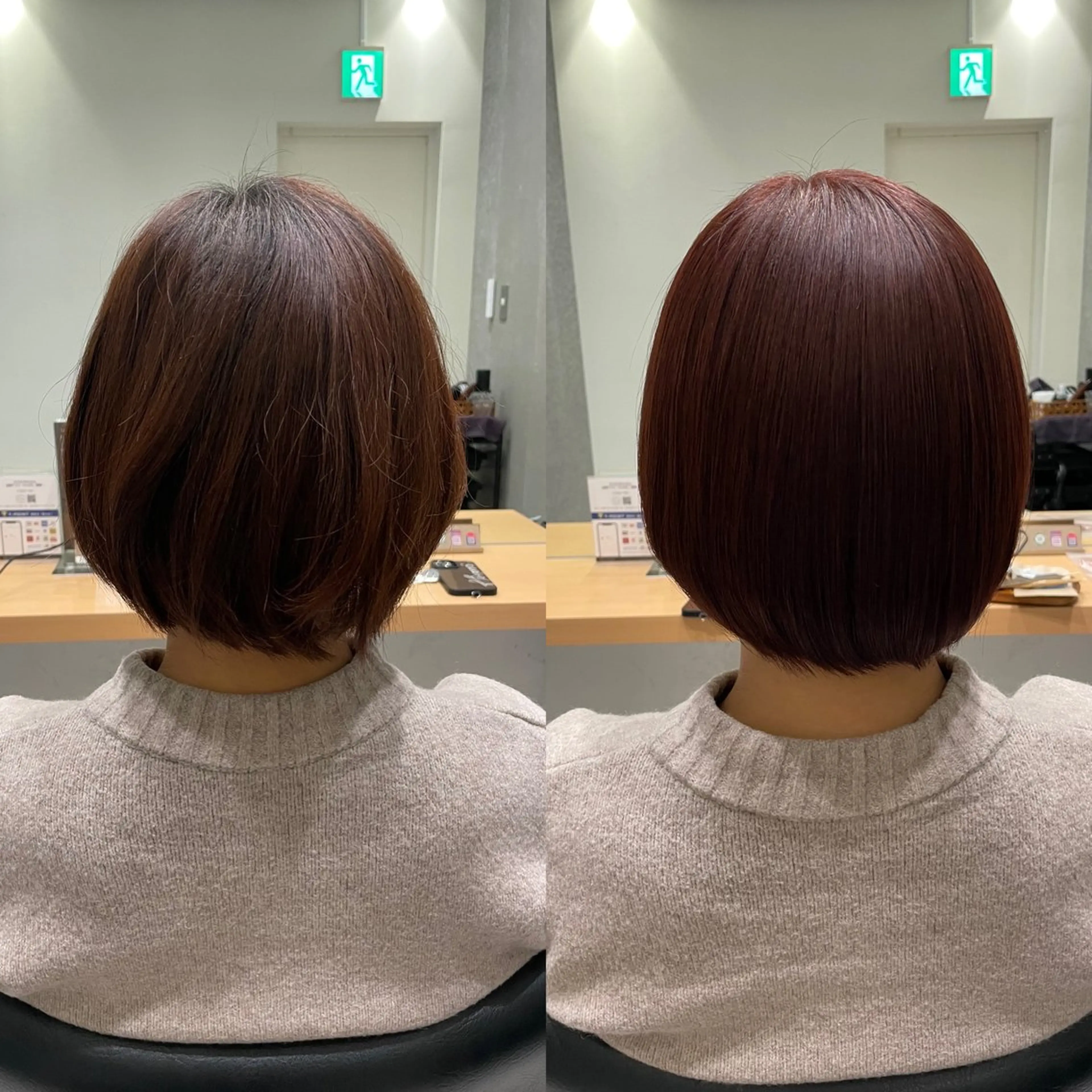 ミディアム カラー ケアカラー トリートメント 髪質改善ヘアケア 艶髪特化/上田のヘアスタイル